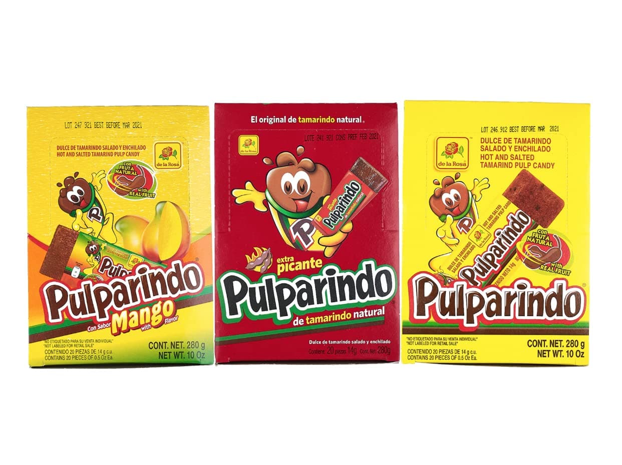 Pulparindo 3 Pack Combo (Original, Extra Hot and Mango)