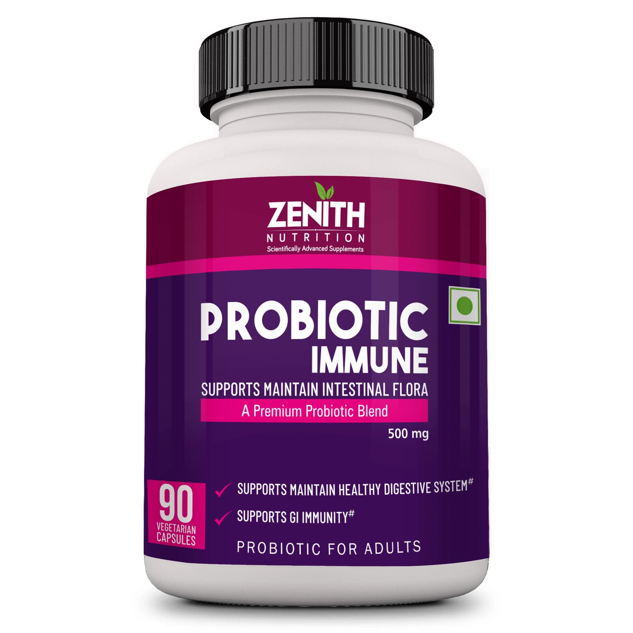 Zenith Nutrition Probiotic Immune (Good Bacteria for Immunity) - 90 Capsules