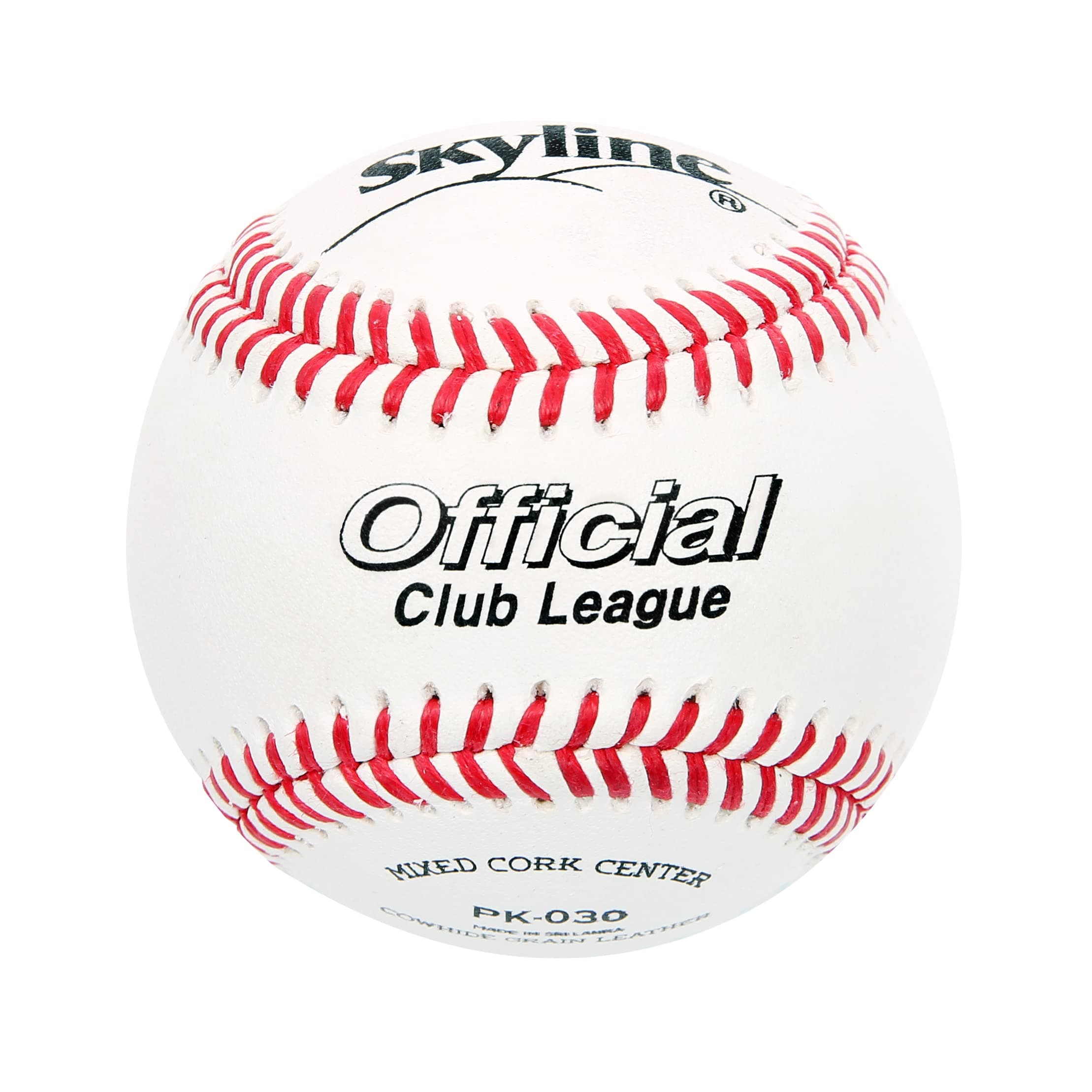 Skyline PK-030 Baseballs 12 Pack - Leather Dozen Baseballs for Little, Collegiate, Major League Baseball Training Practice Baseballs Baseballs for Pitching, Throwing Baseball Gifts