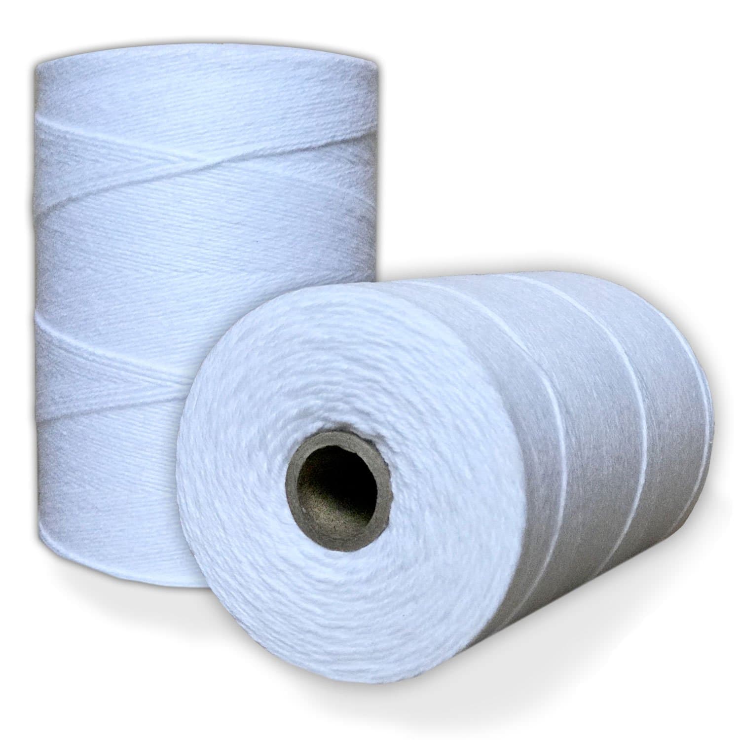 100% Cotton Loom Warp Thread (Pure White), 8/4 Warp Yarn (800 Yards), Perfect for Weaving: Carpet, Tapestry, Rug, Blanket or Pattern - Warping Thread for Any Loom