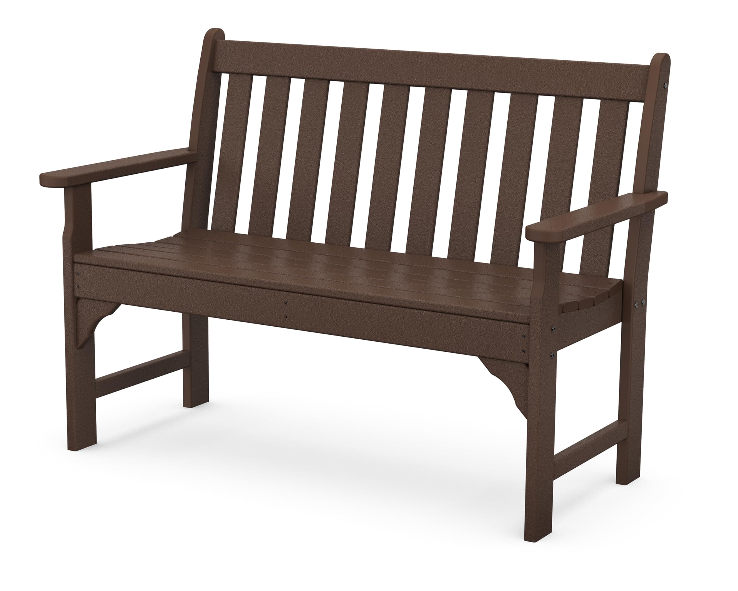 POLYWOOD GNB48MA Vineyard 48" Bench, Mahogany