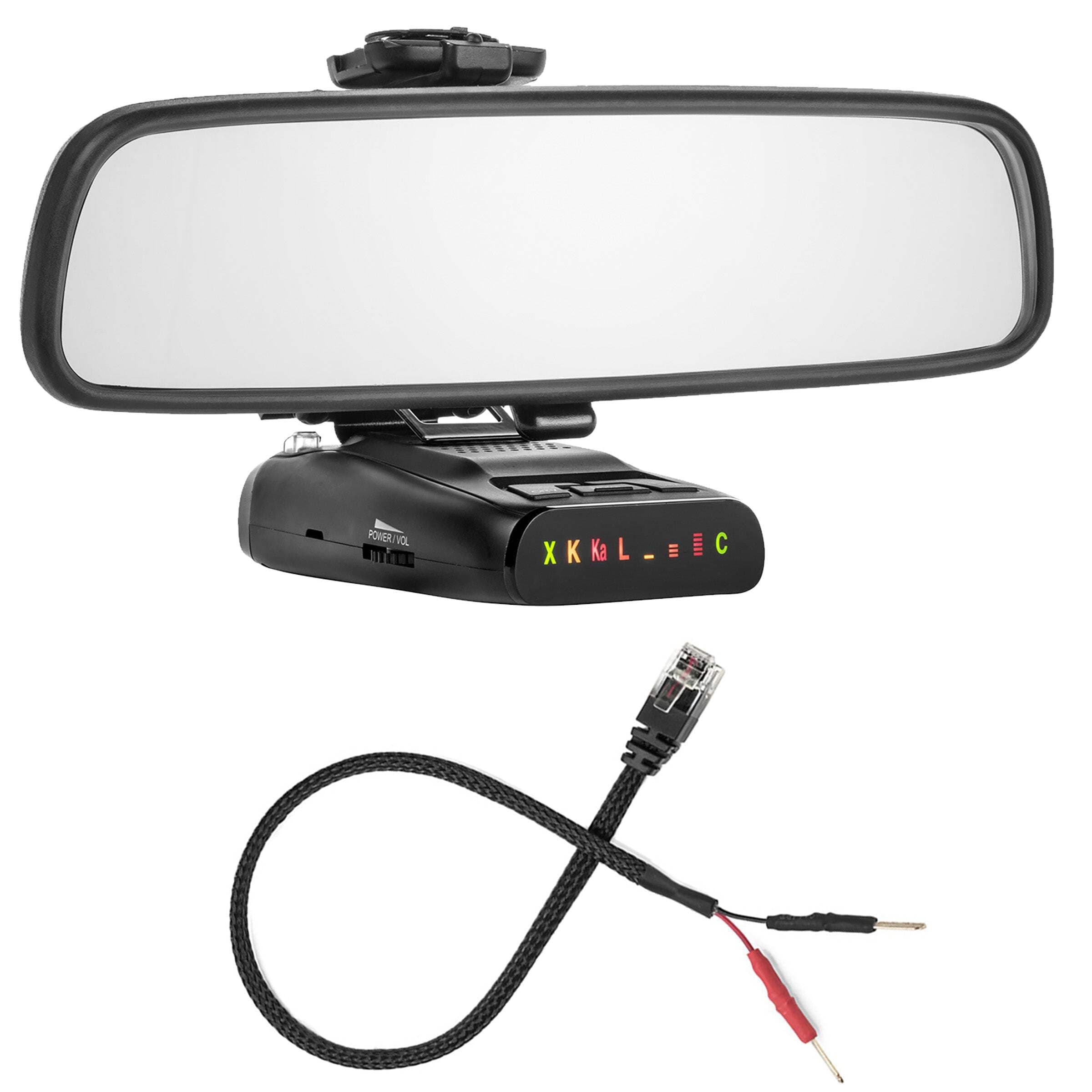 - Radar Mount Mirror Mount + Mirror Wire for Uniden Radar Detectors - DFR7 R3 R4 R7 R8 (4001109)