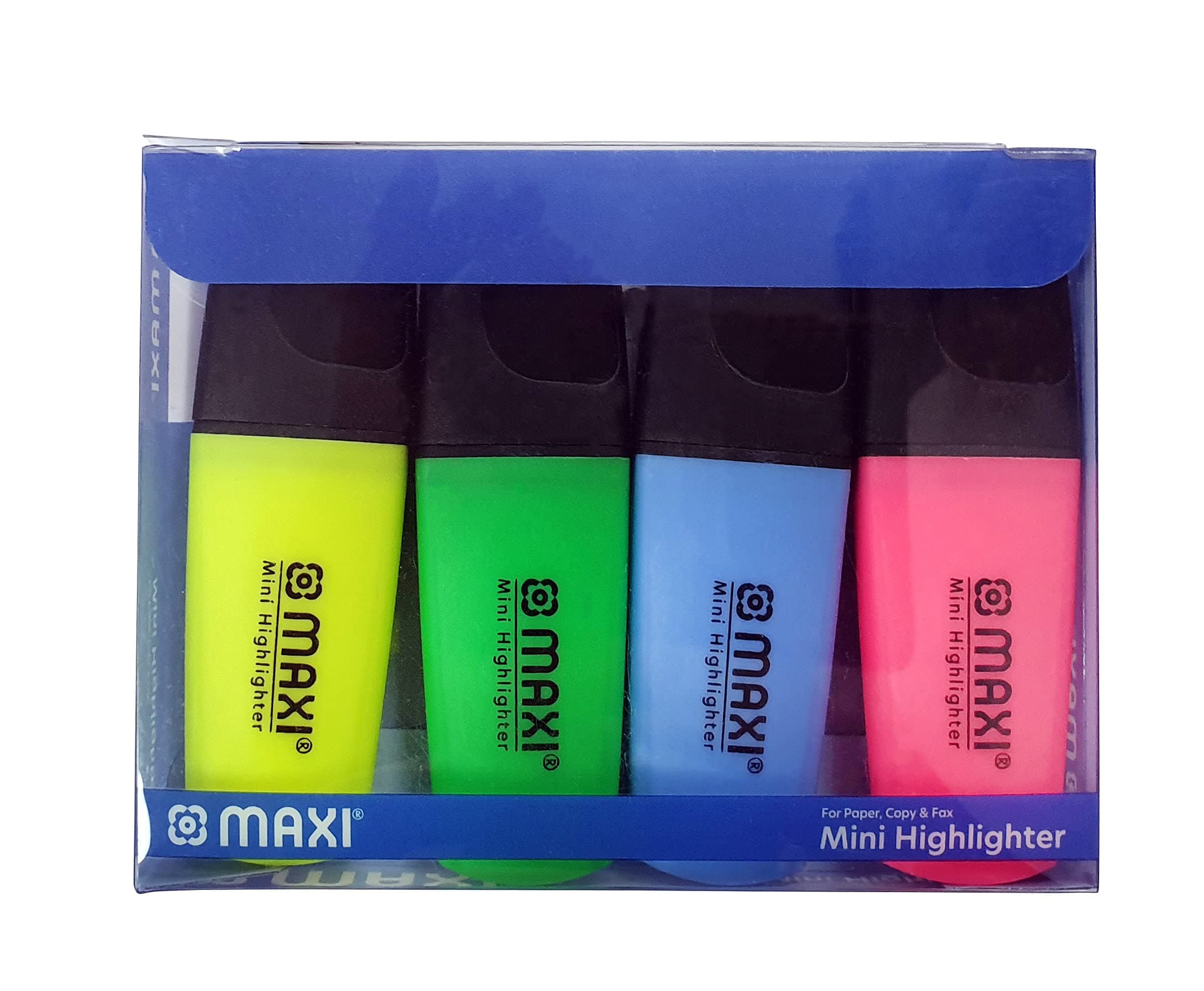 MAXI SUPER-FLUO MINI HIGHLIGHTER WALLET OF 4