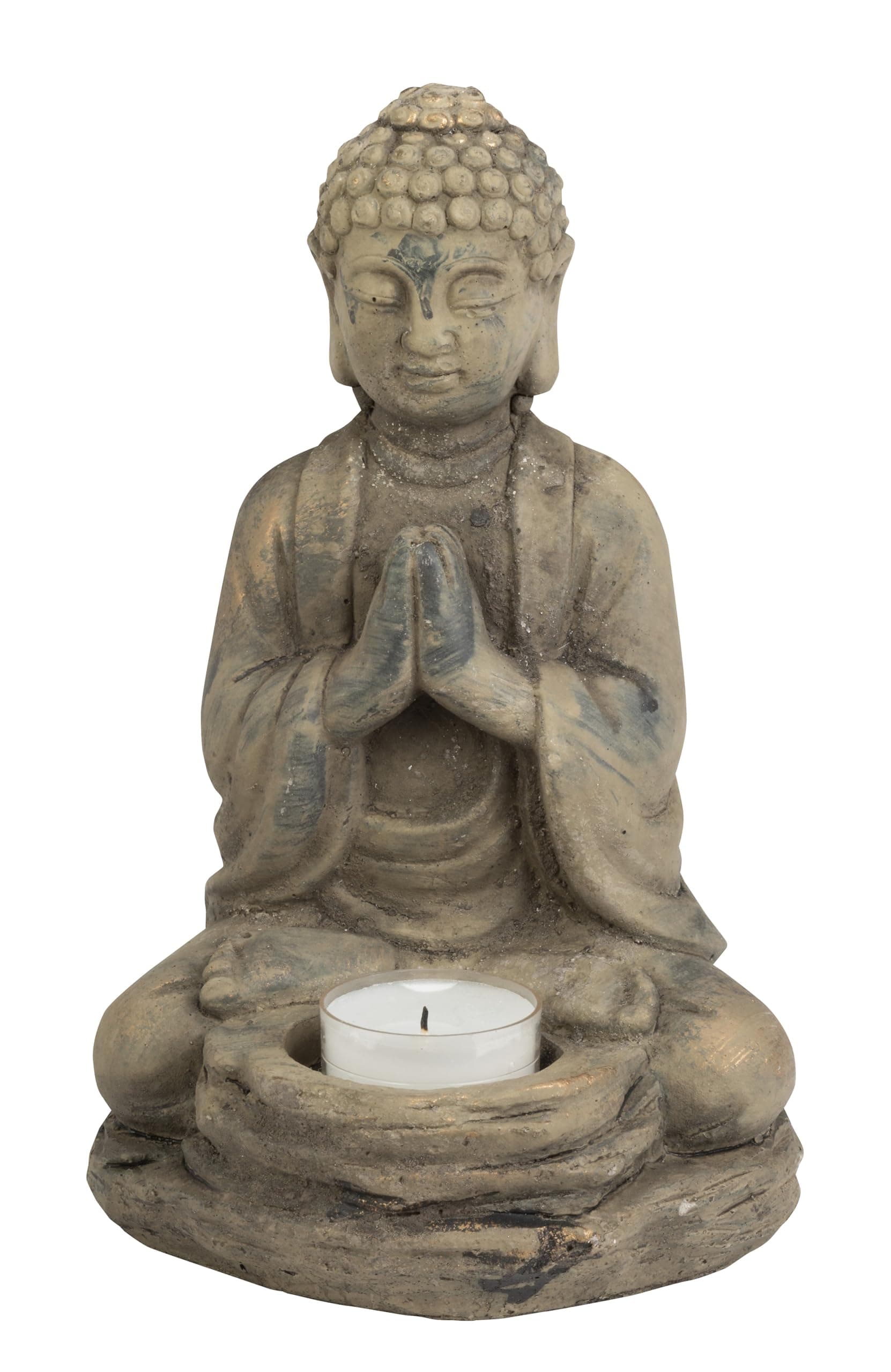 Biedermann & Sons Stone Buddha Tealight Holder
