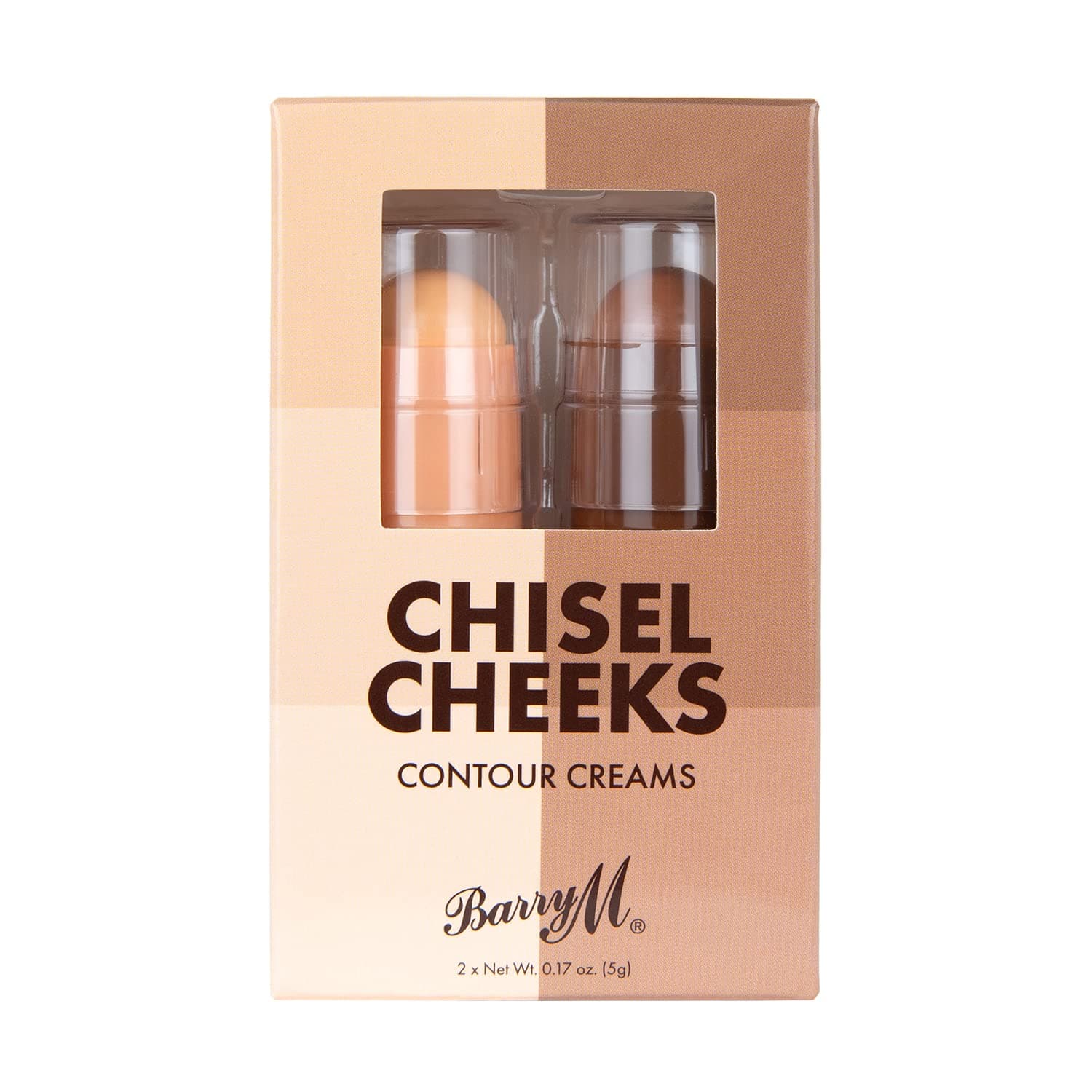 Barry M Cosmetics Chisel Cheeks Contour Creams, Multi, 2 Count (Pack of 1)