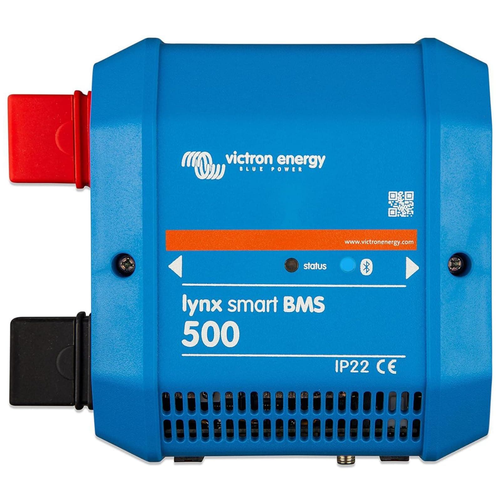 Lynx Smart BMS 500 M8 – Battery Management System for Smart Lithium Batteries, Bluetooth Monitoring, 500A Shunt, Pre-Charge, Contactor, Blue