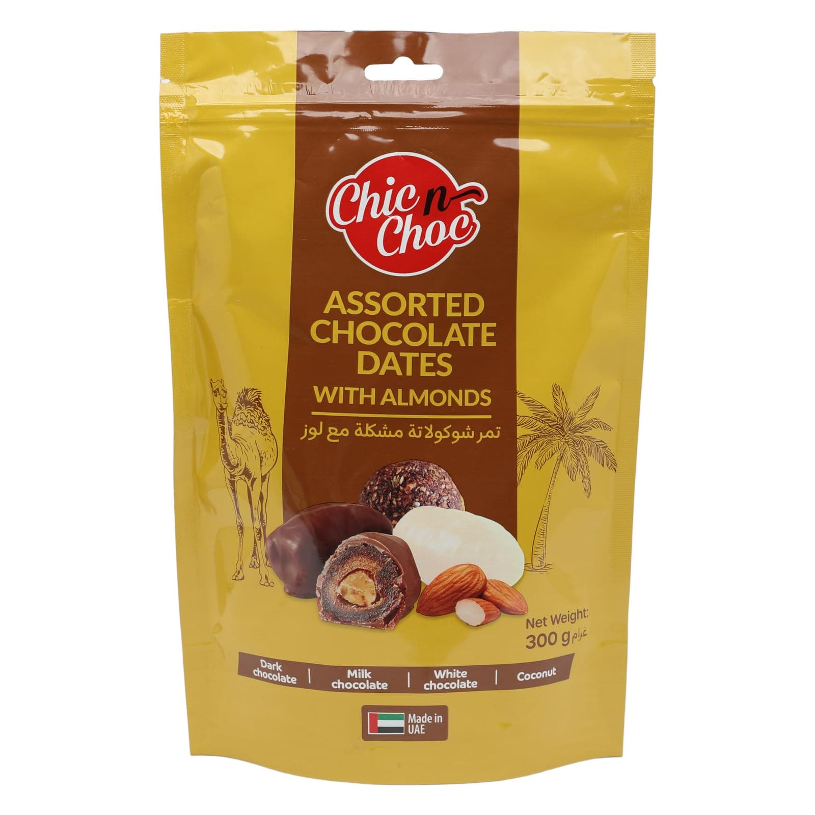 Chic n Choc Chocolate Dates with Almond 300 g