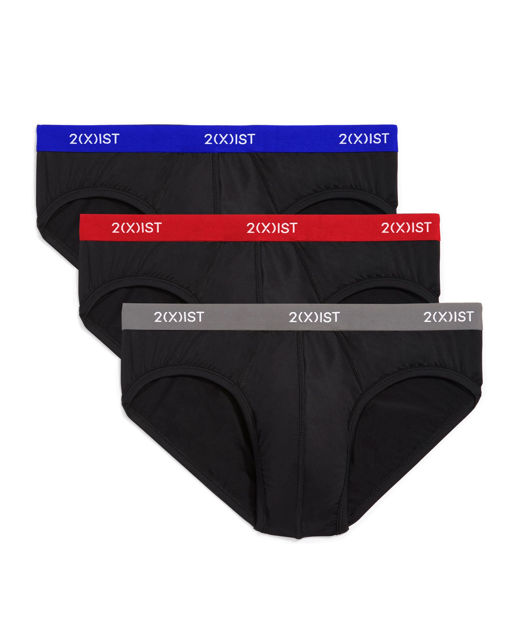2(X) IST mens Micro Speed Dri No Show Brief 3-pack Briefs (pack of 3)