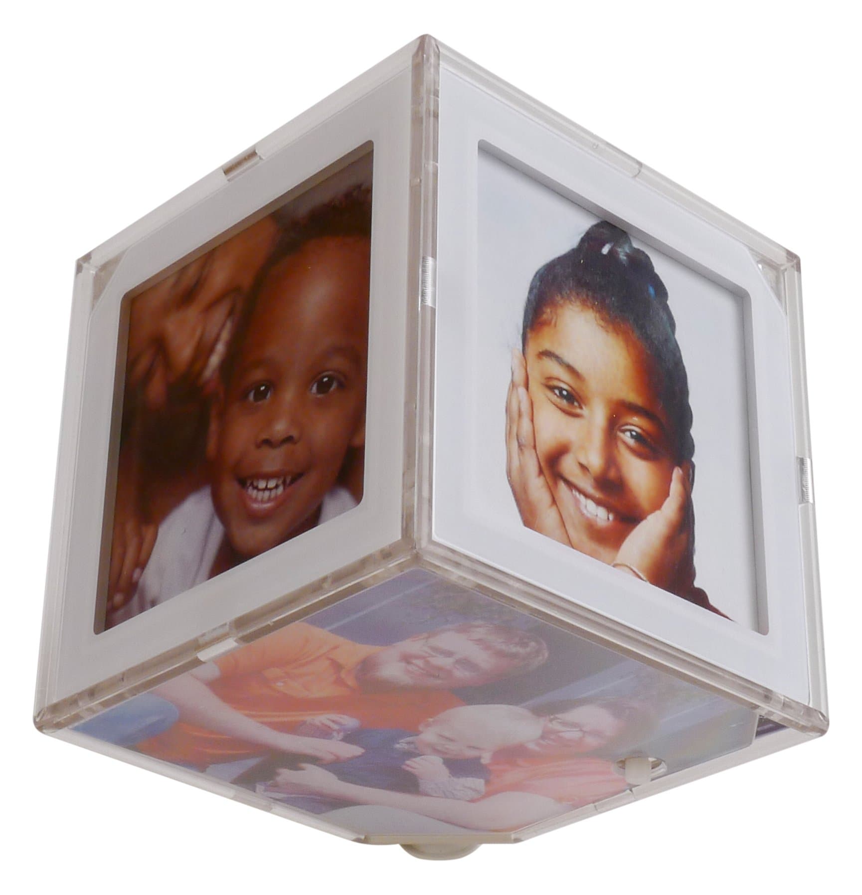 Pusher Led cube photo frame