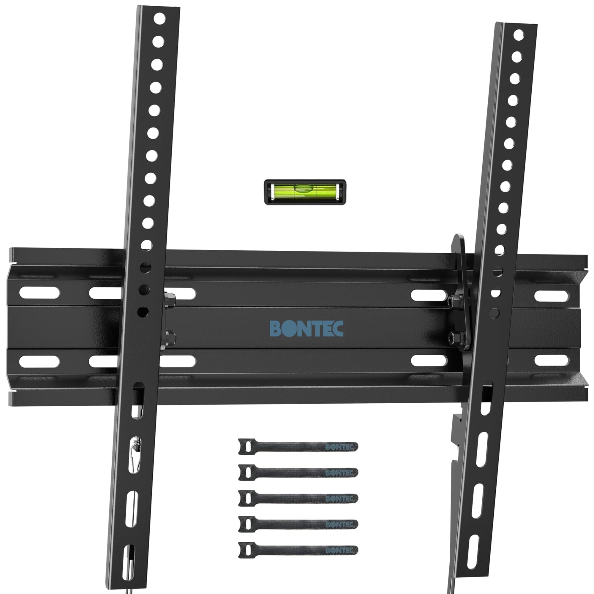 Ultra Slim Tilting Fixed TV Wall Mount for 23-65 Inch LCD LED OLED Plasma Screens, VESA 400x400mm, Max Capacity 45kg, Easy Installation, Compatible with Samsung TCL TV