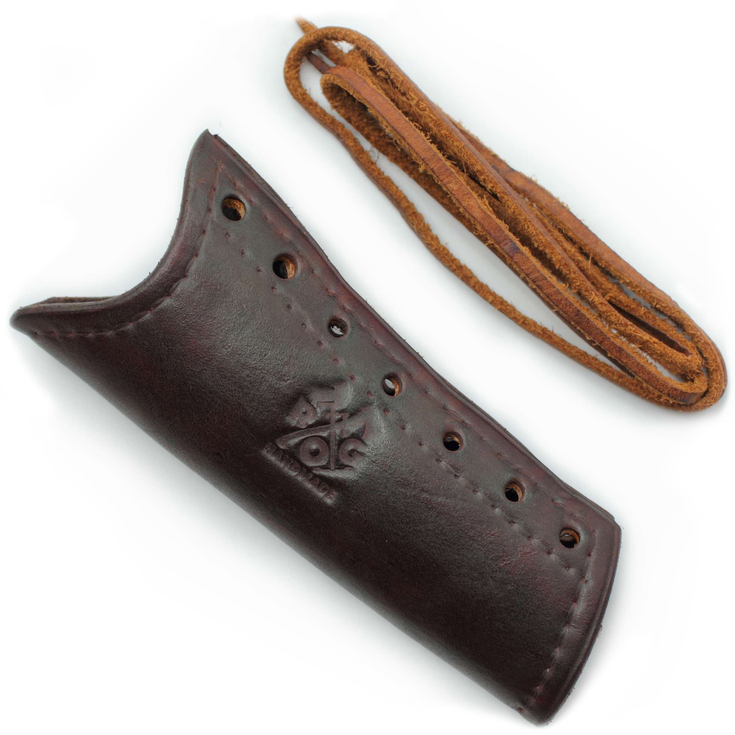 Leather Axe Handle Guard (Council Tool Woodcraft Pack Axe 19", Brown)