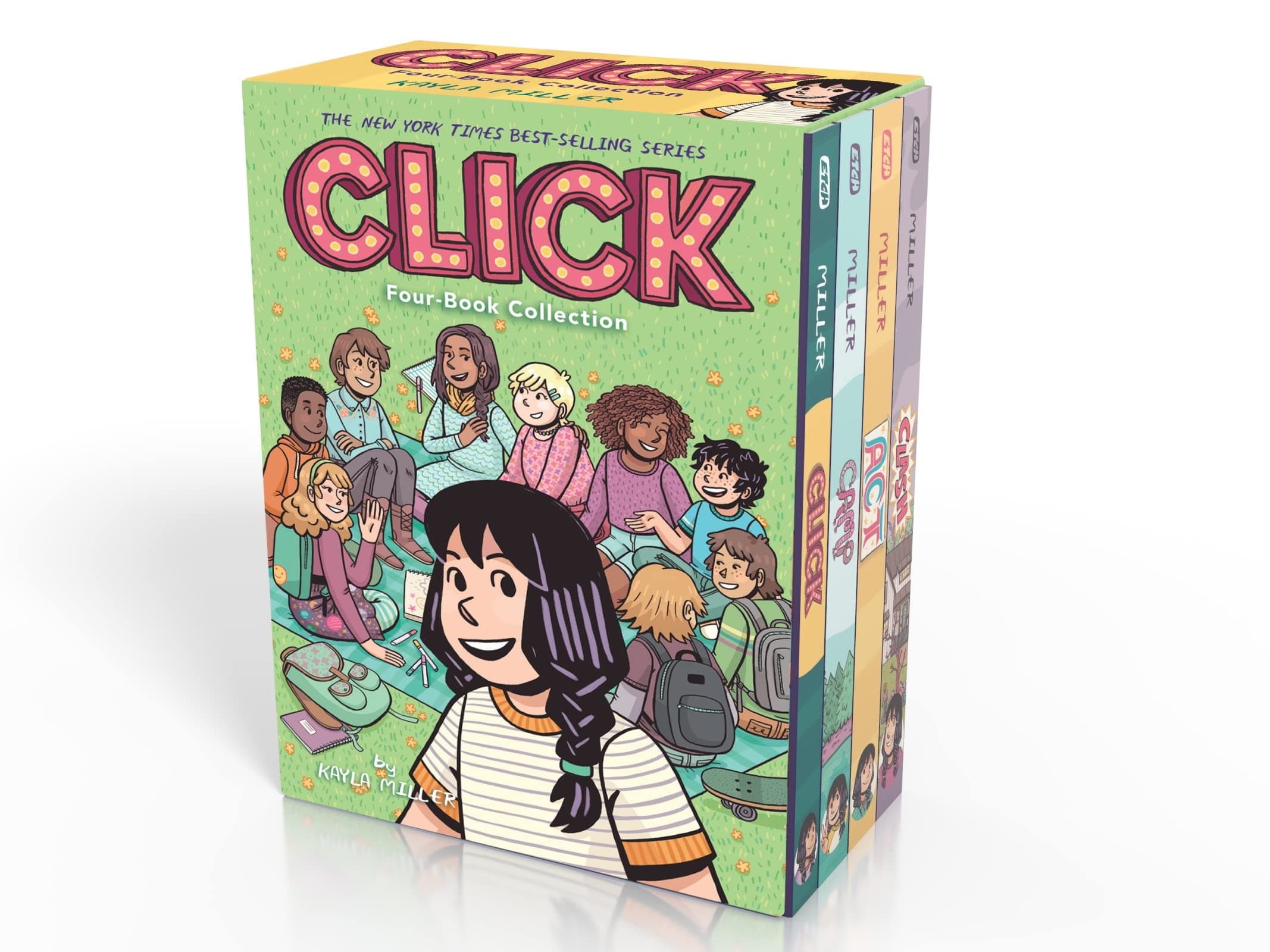 Click 4-Book Box Set: Click / Camp / Act / Clash (A Click Graphic Novel)