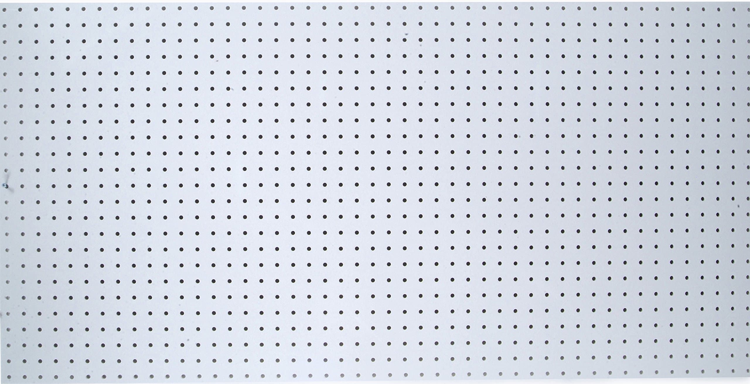 Triton Products DB-96 DuraBoard White Polypropylene Pegboard 48-Inch W by 96-Inch H by 1/4-Inch D with 9/32-Inch Hole Size and 1-Inch OC Hole Spacing