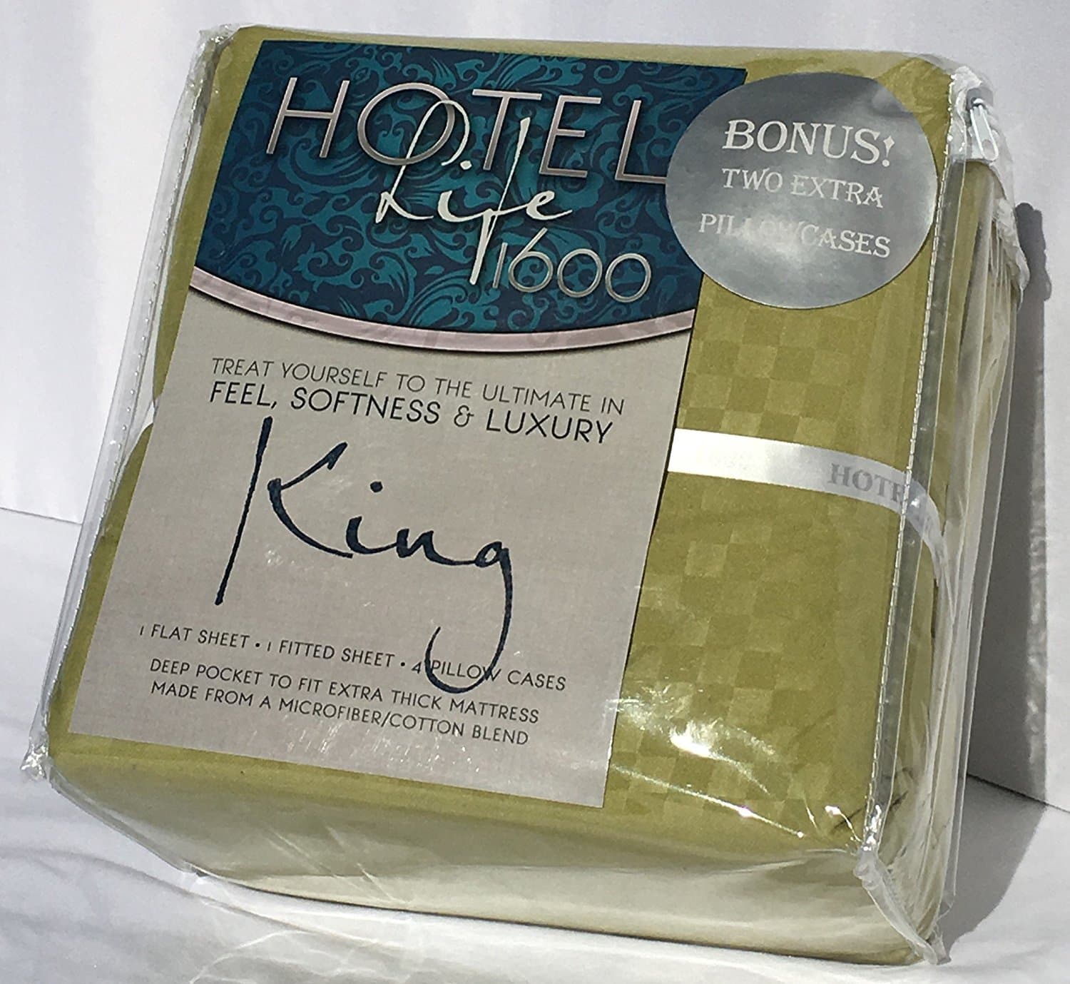 Hotel Life 1600 Sheets King Sage Green