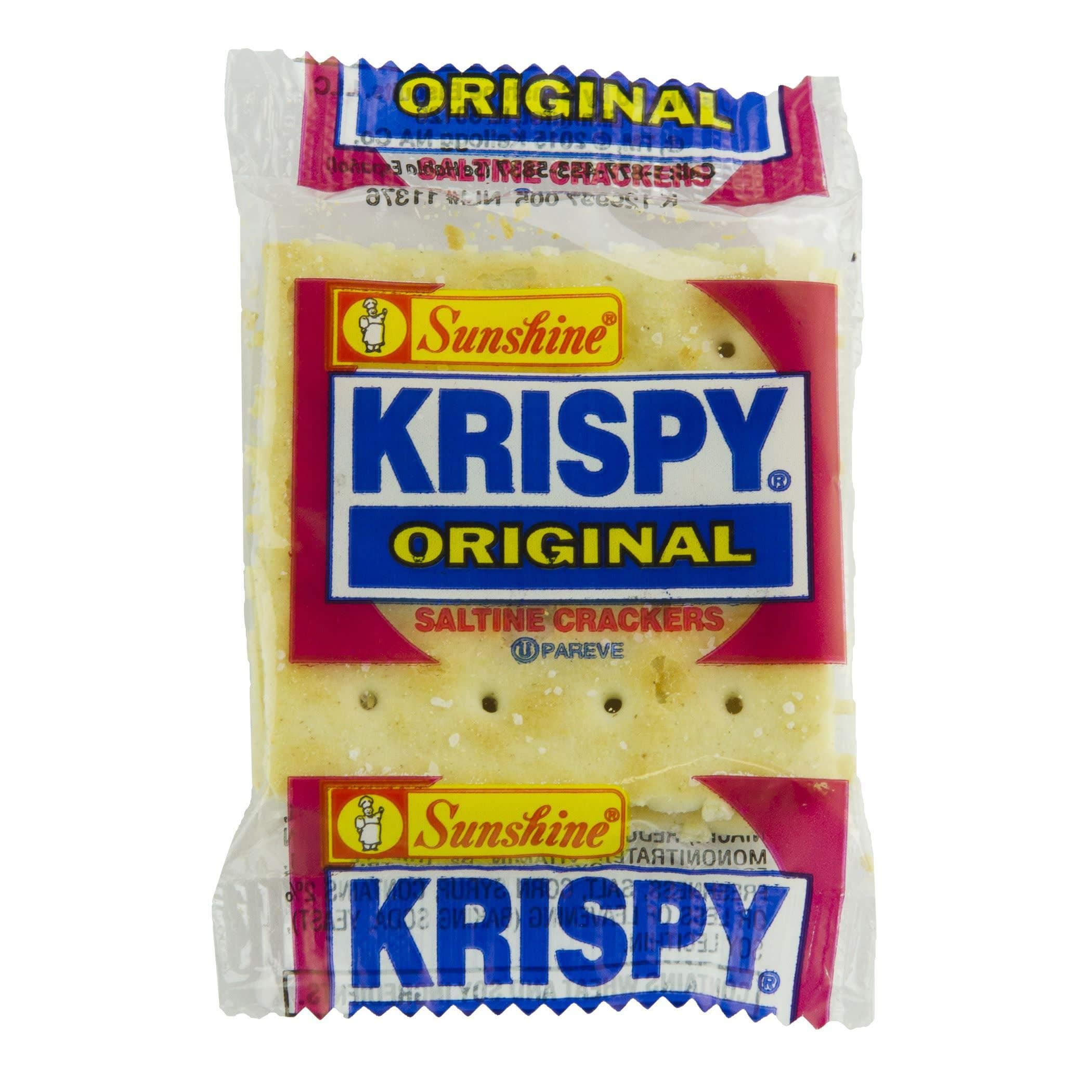 Krispy, Saltine Crackers, Original, Single Serve, 0.20 oz(Pack of 500)