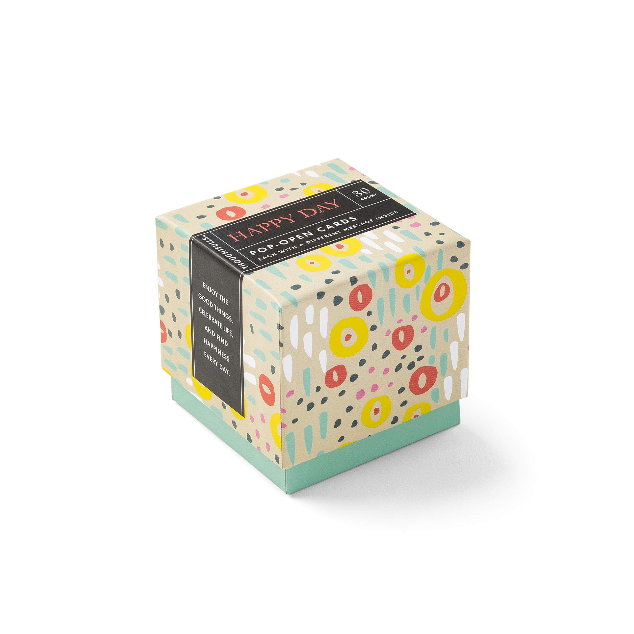 ThoughtFulls Pop-Open Cards by Compendium: Happy Day — 30 Pop-Open Cards, Each with a Different Inspiring Message Inside