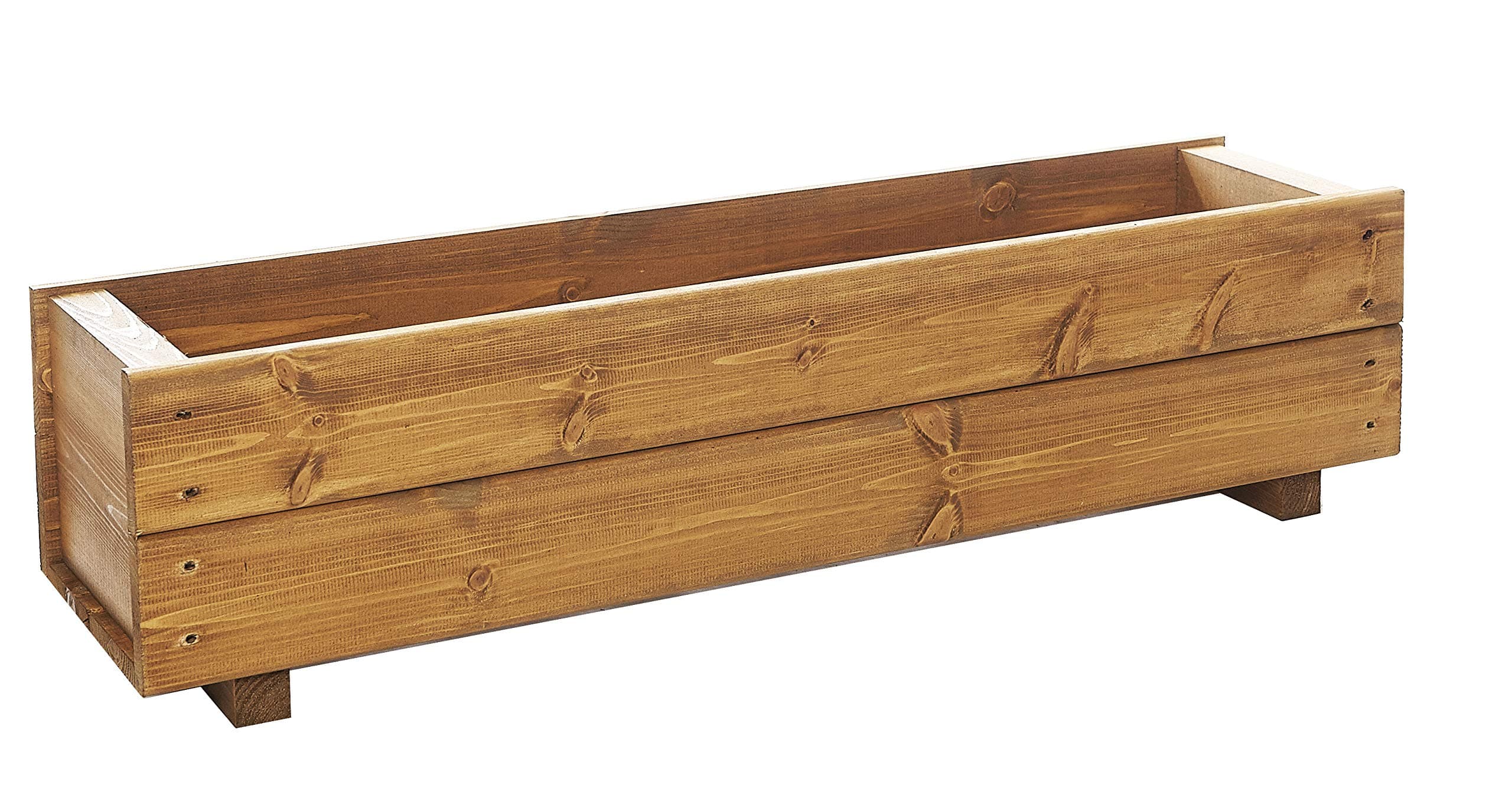 90cm Wooden Trough Planter - Plant Container Box