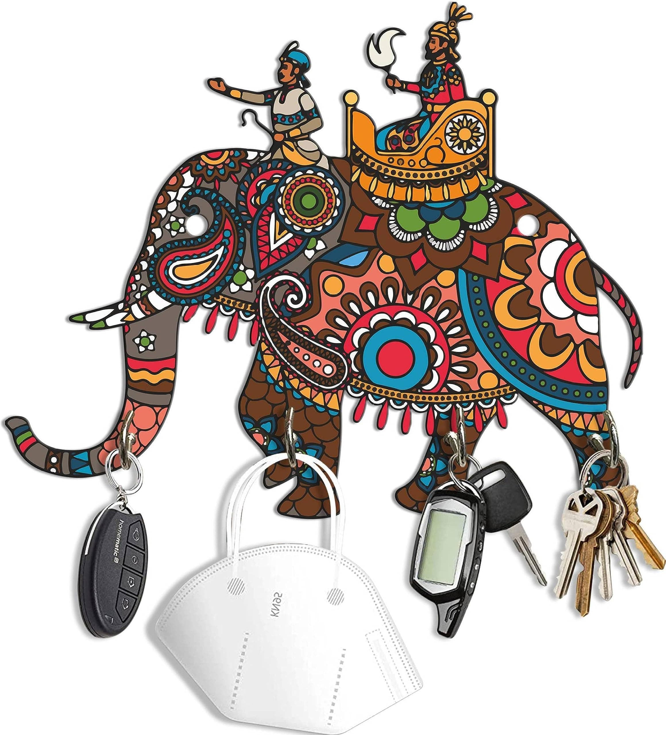 Wooden Key Holder for Wall Decor