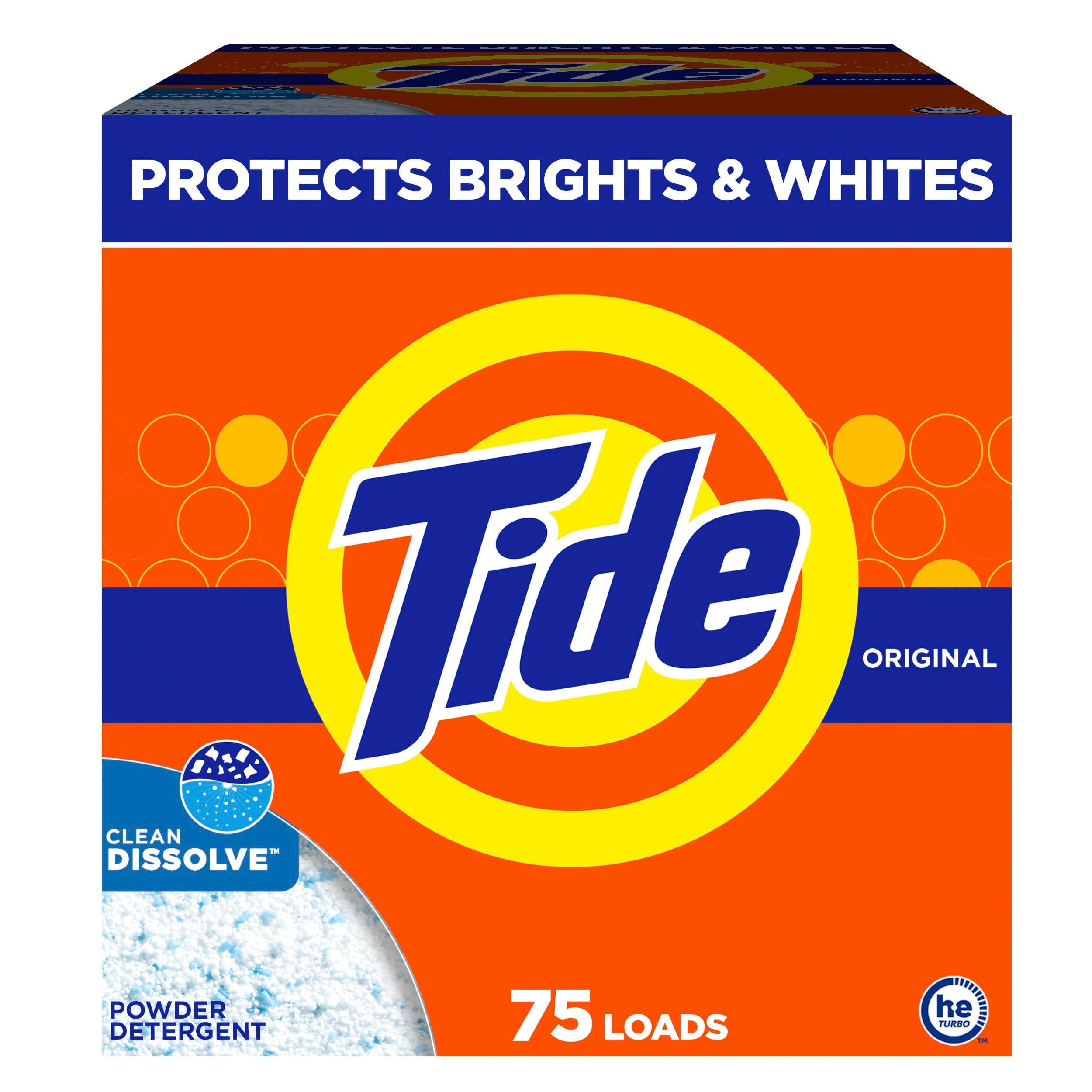 Tide Powder Laundry Detergent, Original Scent, 75 Loads, 85 oz