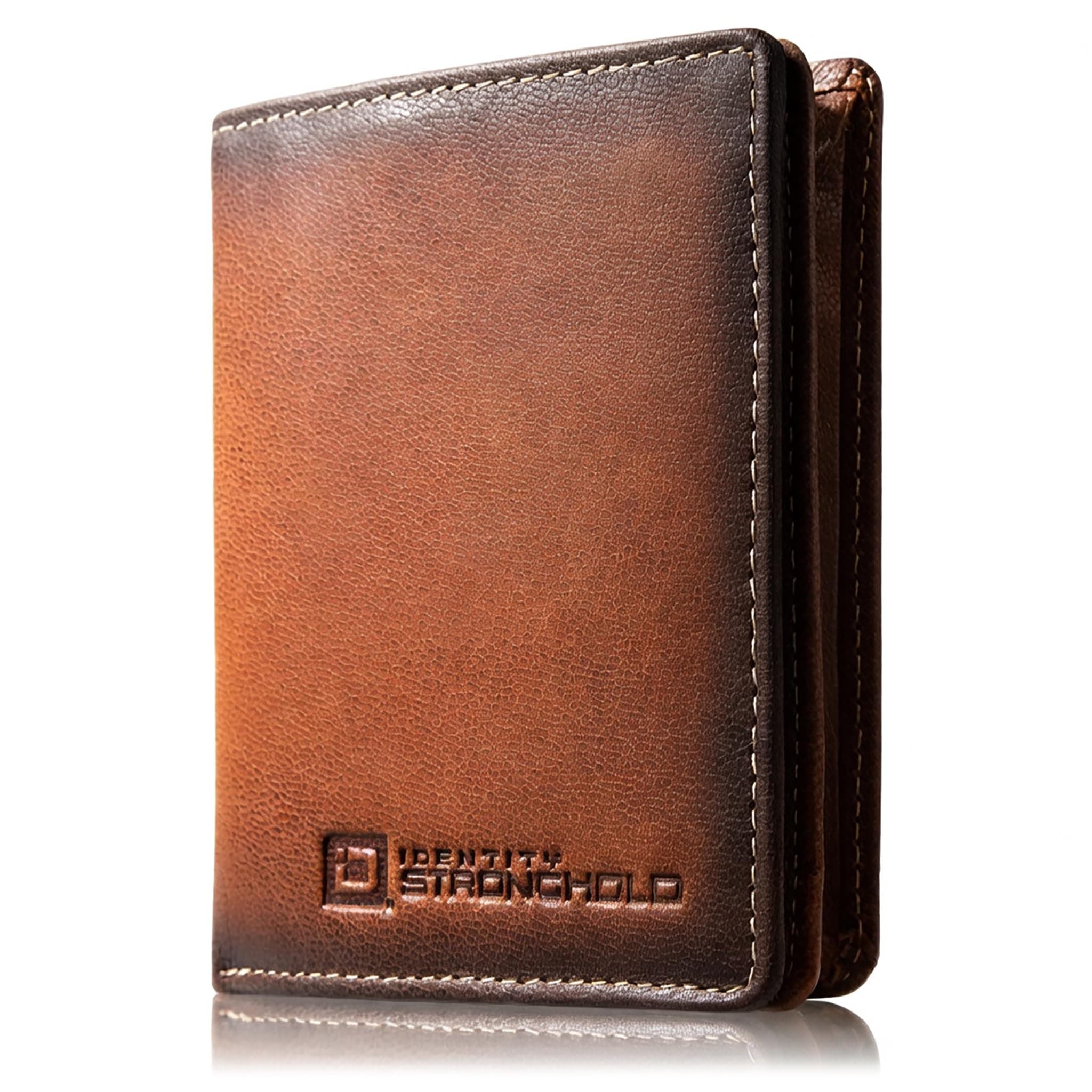 Waltlet - RFID Blocking Bifold Wallet for Men with Magnetic Clasp - Brown