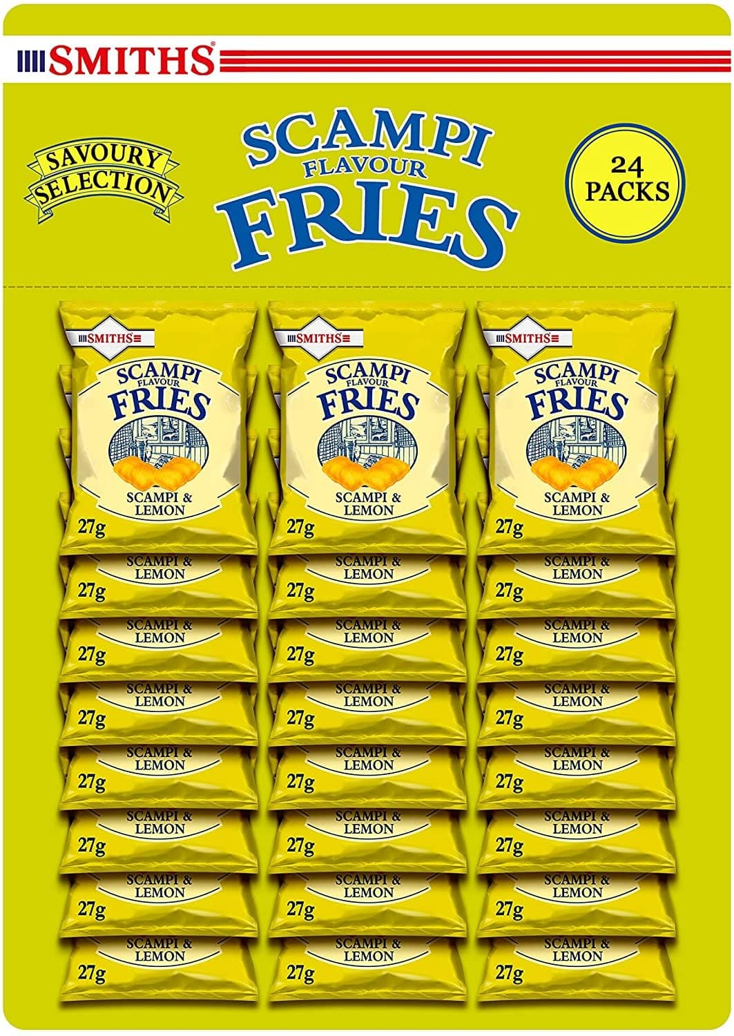 Smiths Scampi Flavour Fries 24x27g