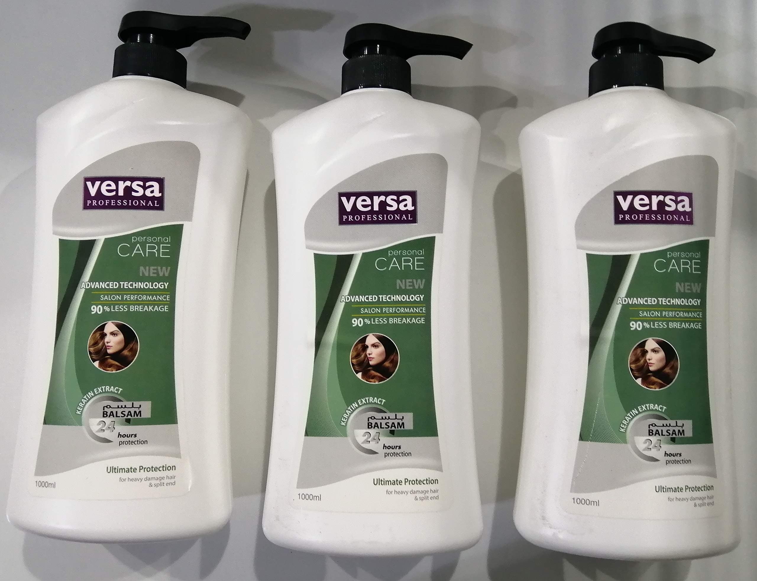 VERSA KERATIN CONDITIONER BALSAM 1000 ML x 3