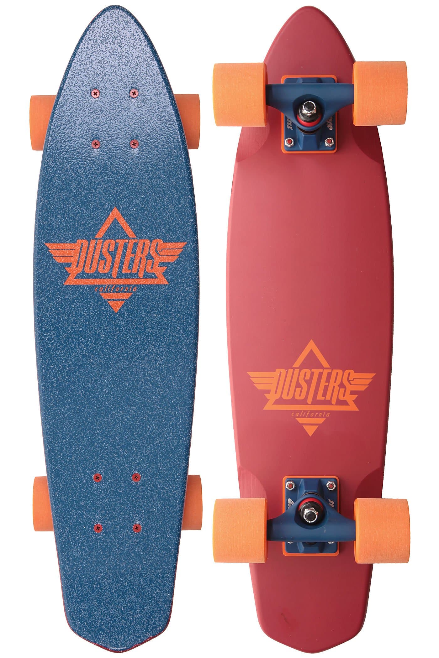 Ace High Red/Orange Complete Cruiser Skateboard 27"