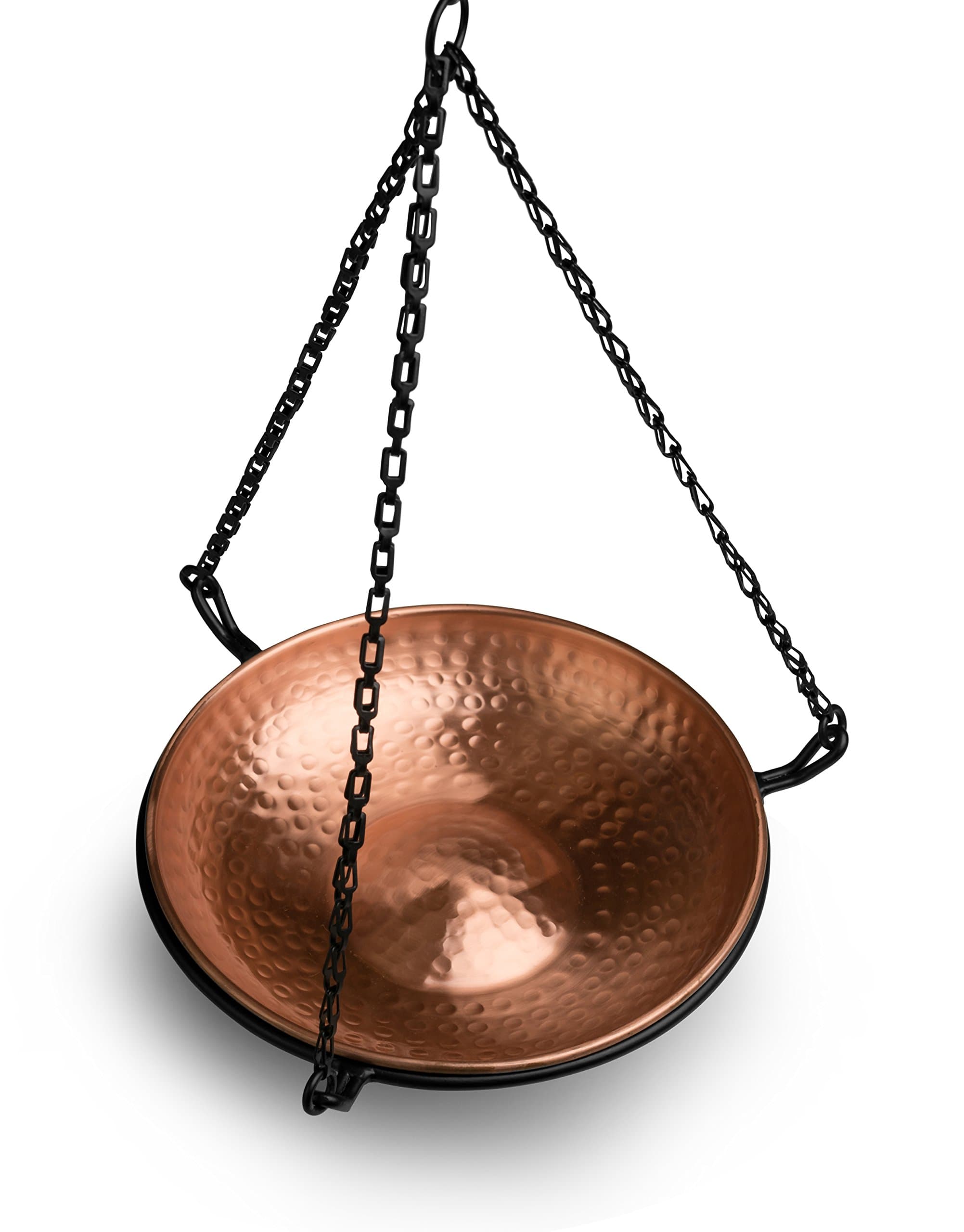 Copper Hanging Bird Bath
