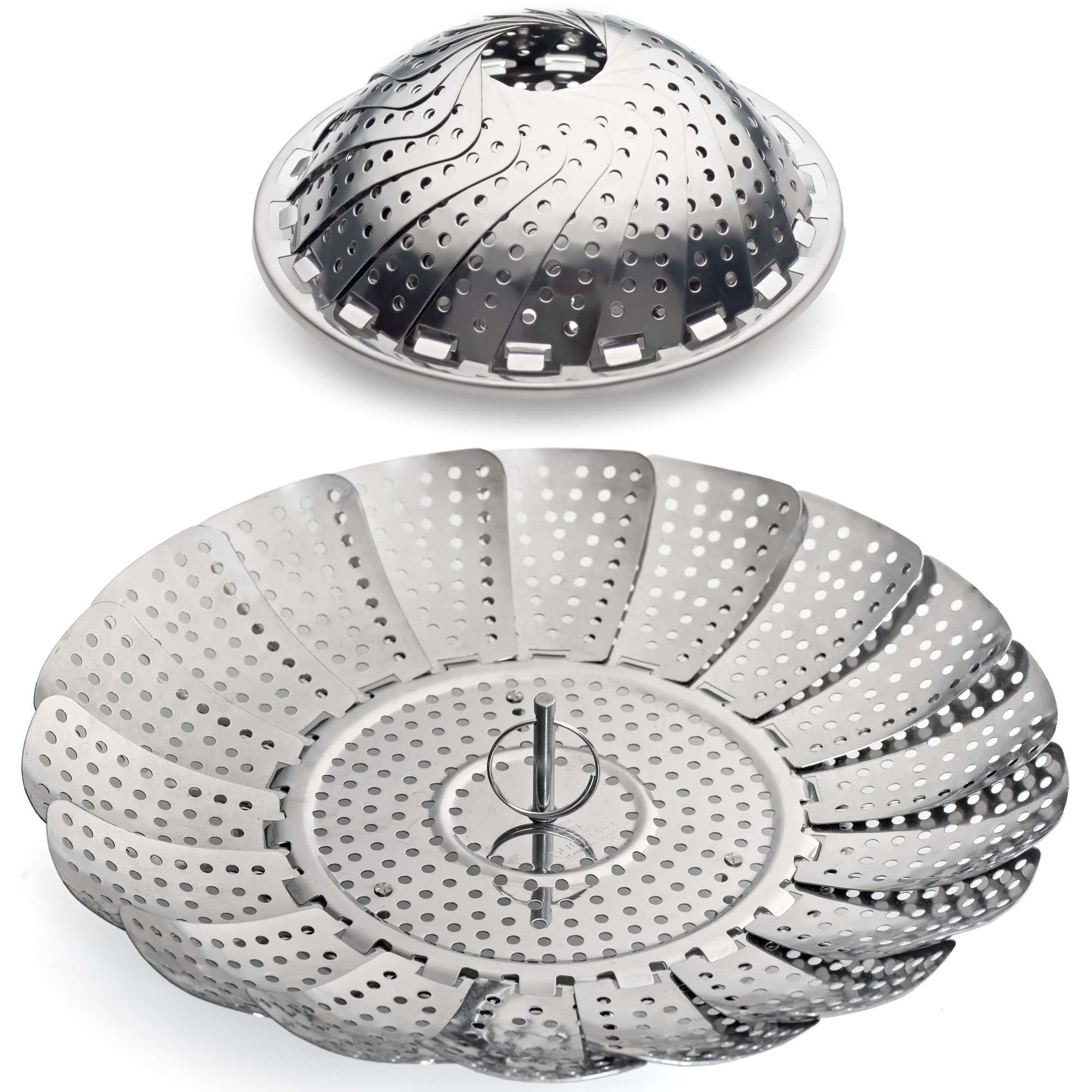 100% Stainless Steel Vegetable Steamer