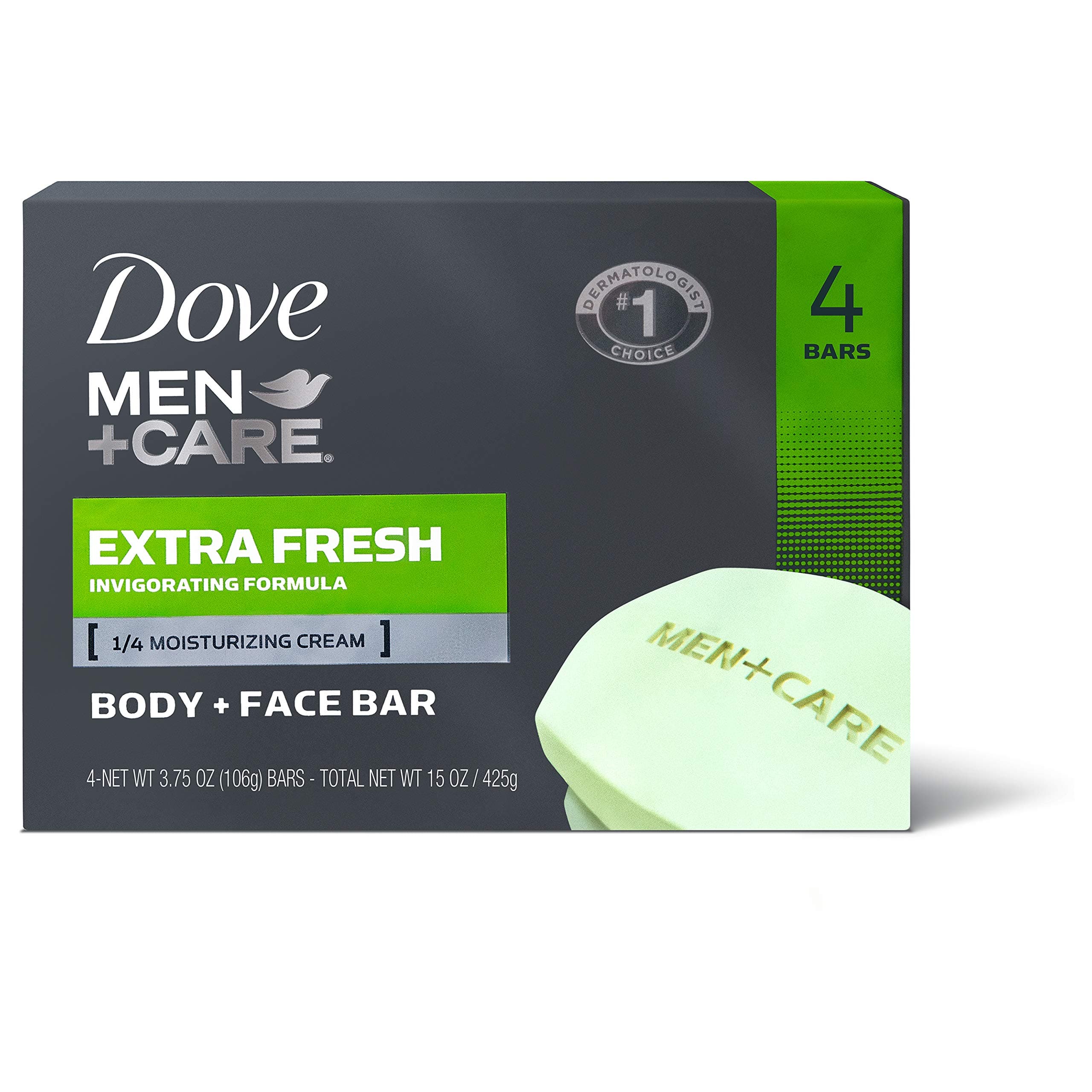 Body And Face Bar Extra Fresh 4 Ounce 4 Count