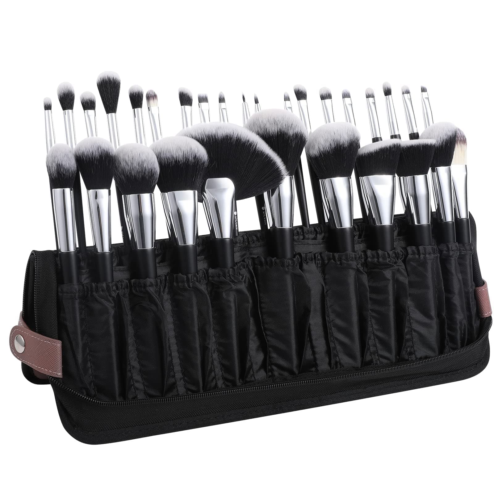 DUcare Makeup Brushes Organizer 30pcs Folding Travel Cases Makeup Brushes Sta...