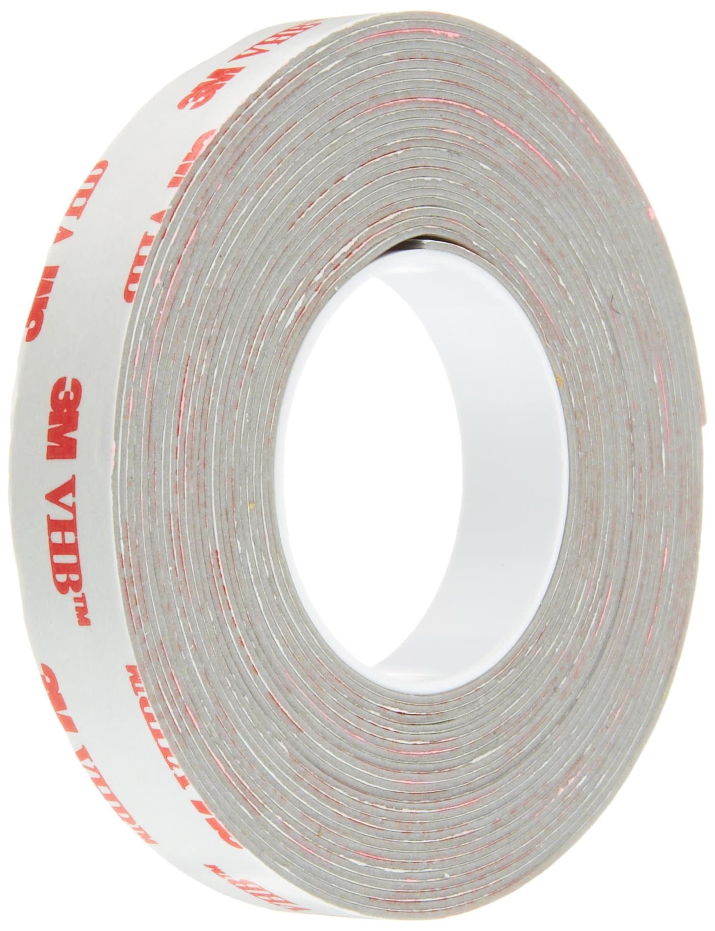 1/2-5-RP32 VHB Tape 0.5 in width x 5 yd length (1 Roll),Gray