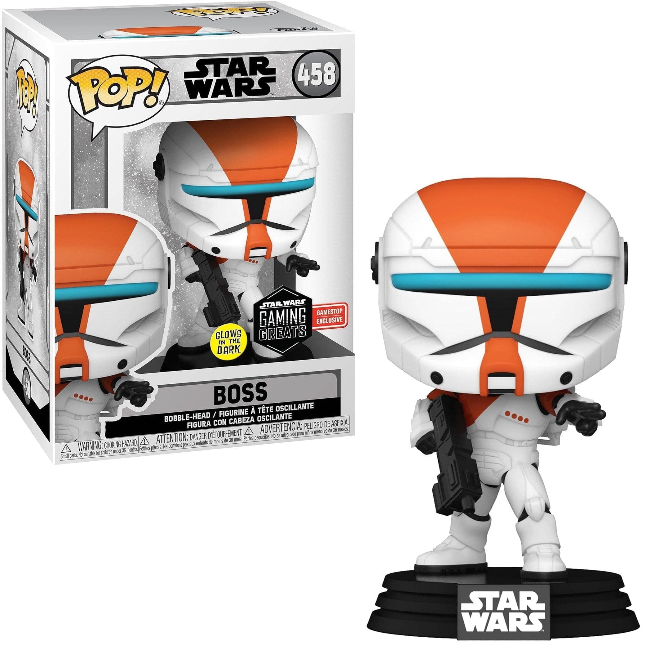 POP! Star Wars: Republic Commando - Boss (Glow) Vinyl Figure - Special Edition Exclusive