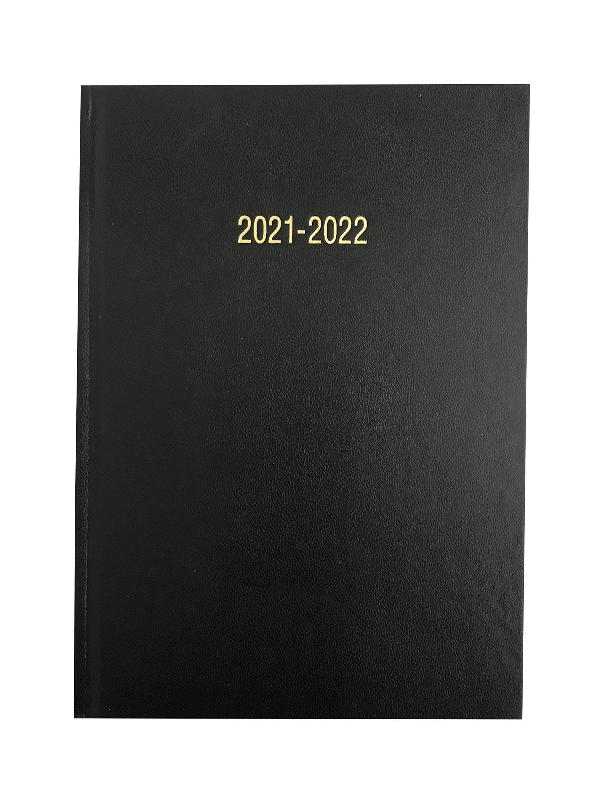 Precious 2022-2023 Academic Diary mid Year Black A5 Size Day to a Page Appointment Diary by Precious London