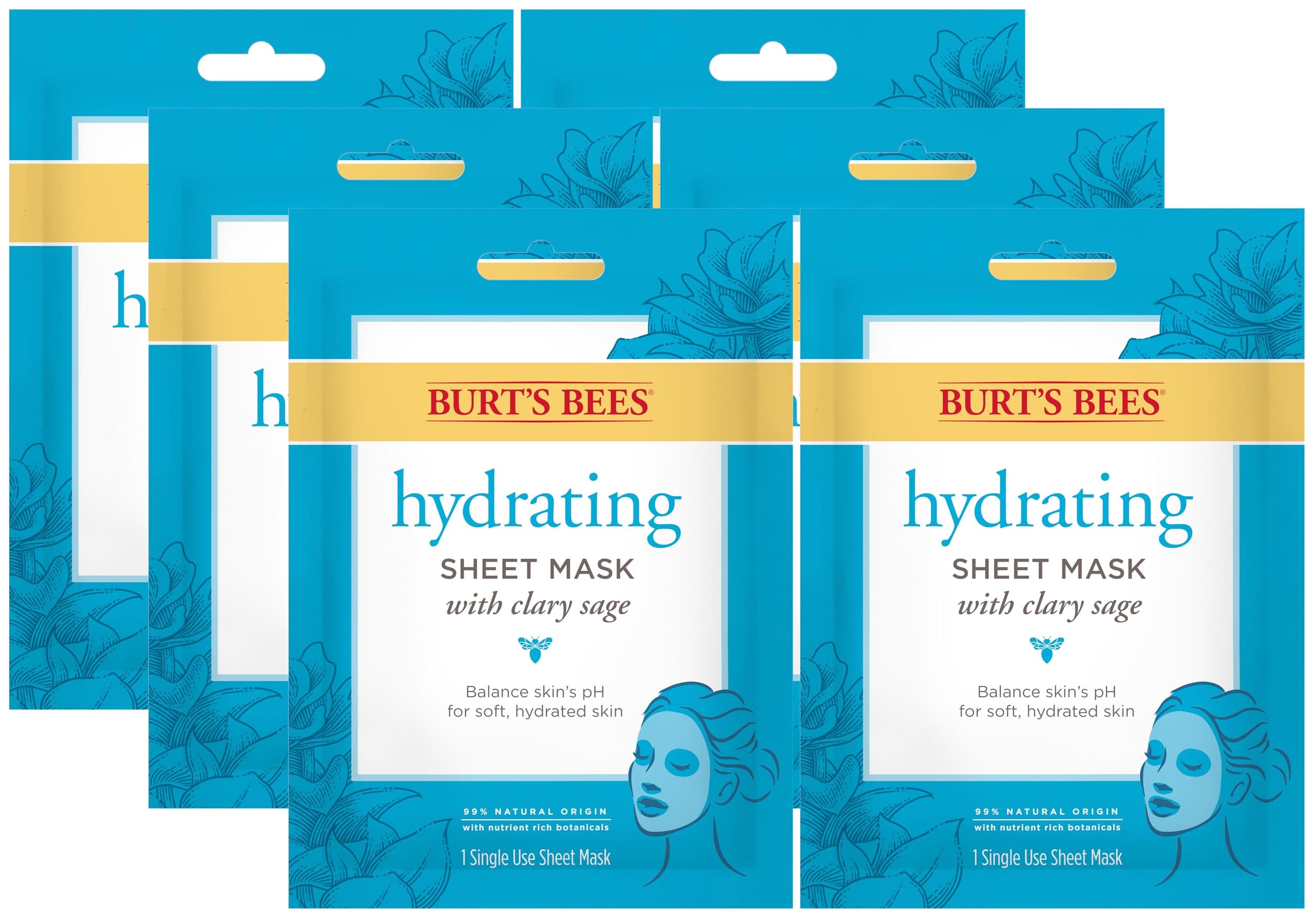 Detoxifying Charcoal Facial Sheet Mask, Single Use Face Mask, 1 Count