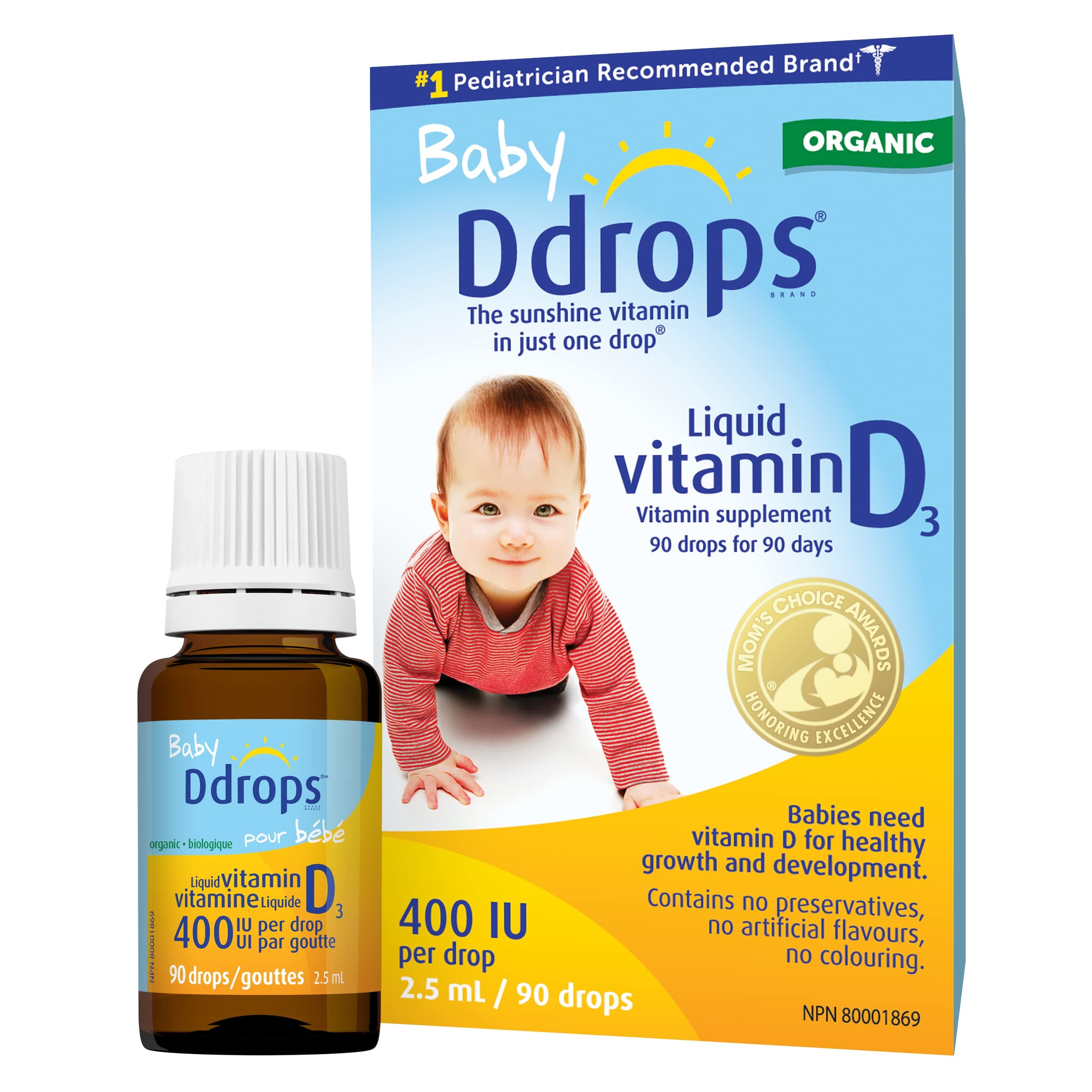 D Drops Baby Liquid Vitamin D (90 Drops)