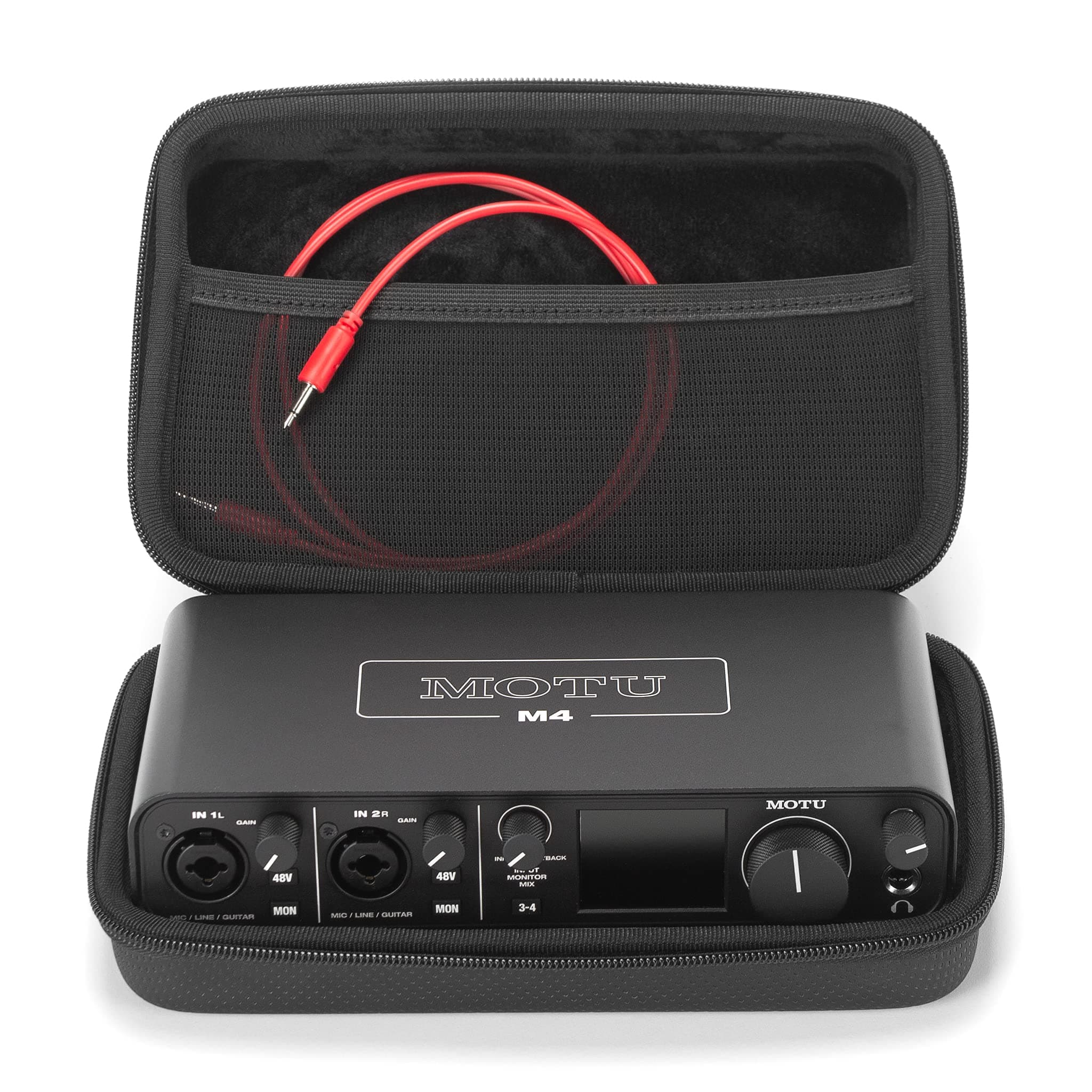 GLIDE Case For The Motu M2 / M4, or Universal Audio Volt 4, Schwarz, no information, Custom