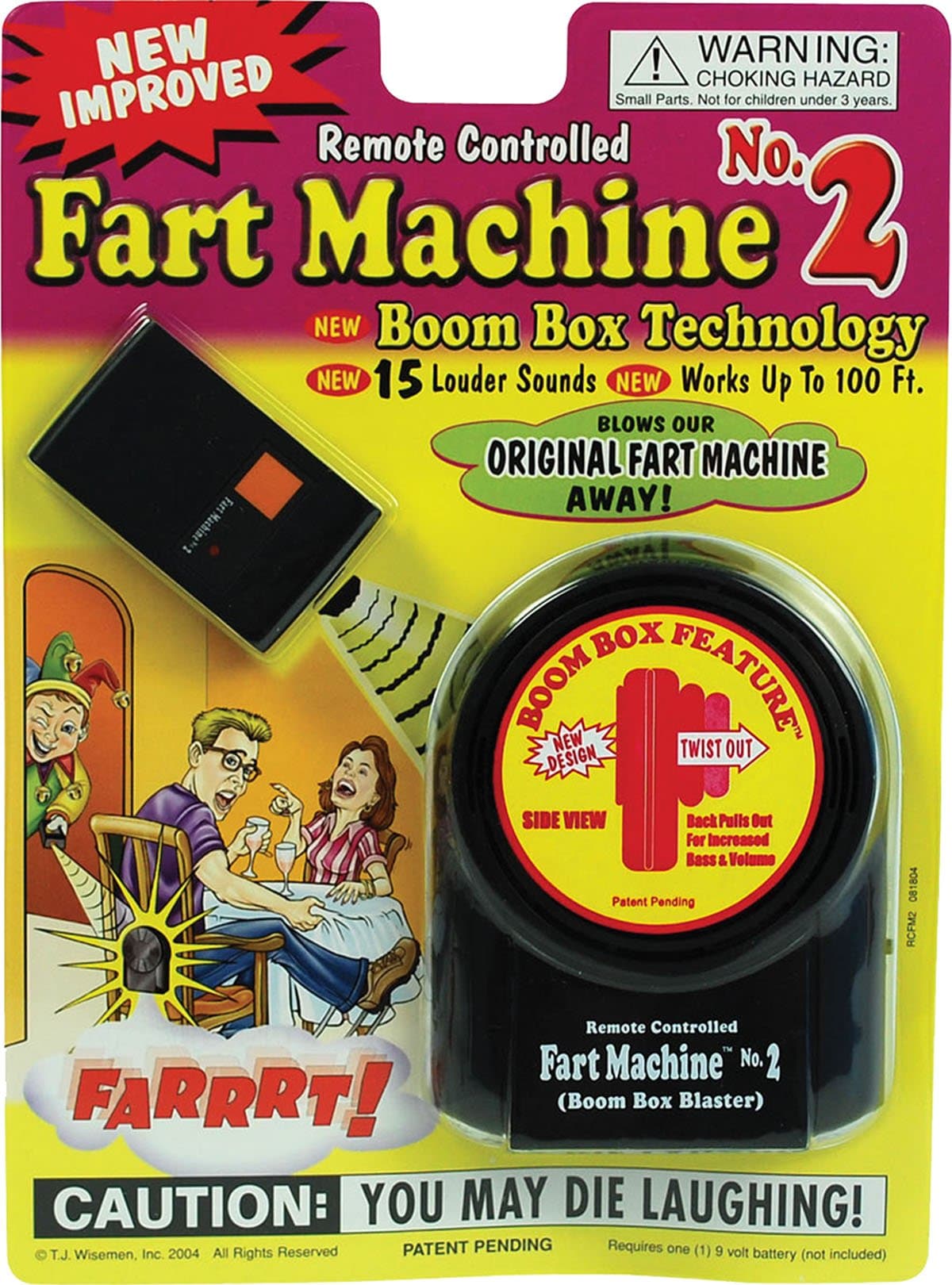 Bristol Novelty Remote Controlled Fart Machine