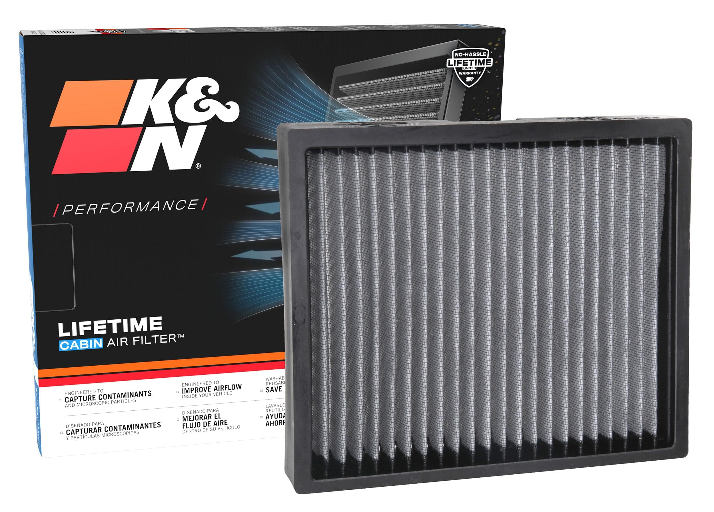 K&N Premium Cabin Air Filter: High Performance, Washable, Clean Airflow to your Cabin: Designed for Select 2013-2019 LEXUS Vehicle Models, VF2057