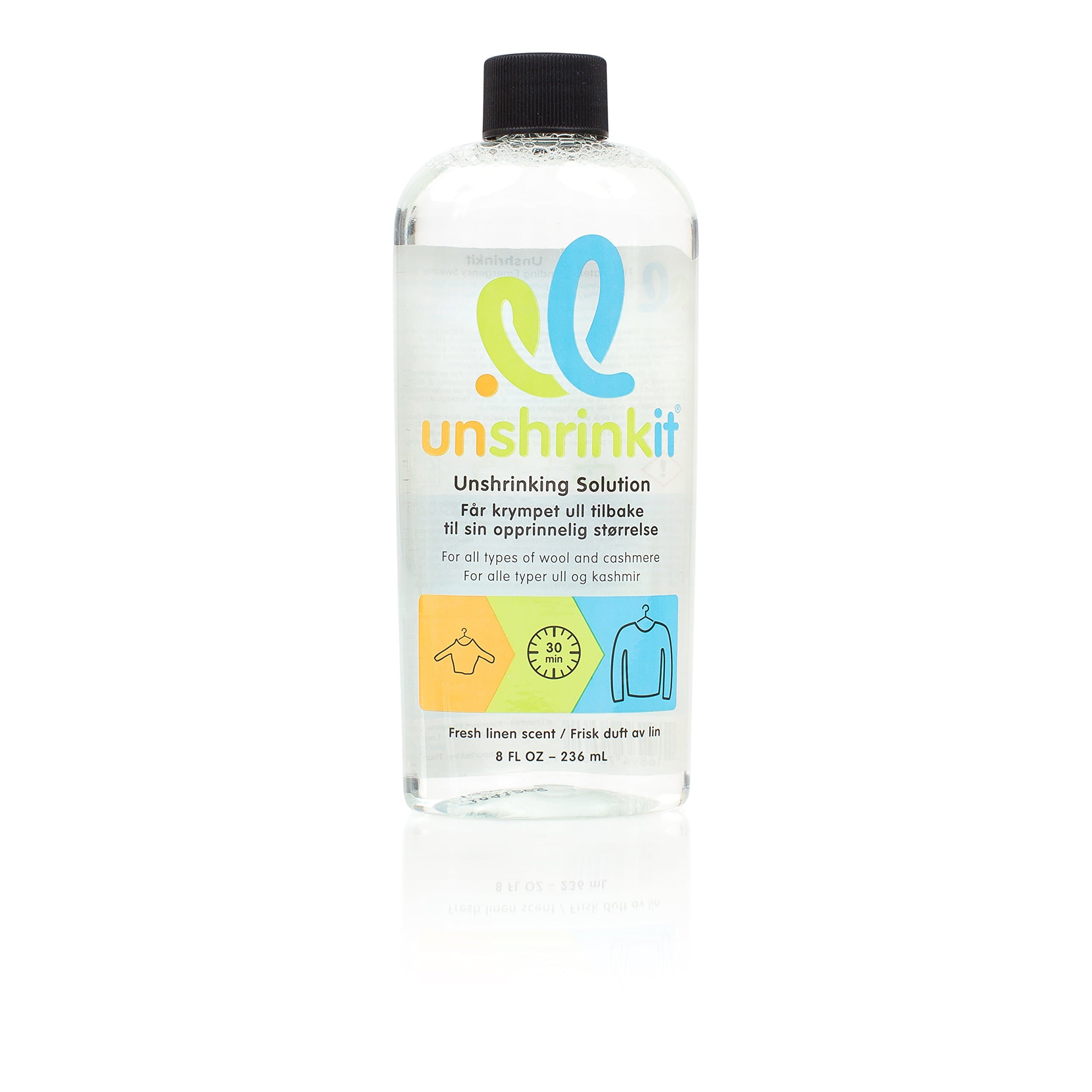 U2-01 Unshrinking Solution for Cashmere, Wool and Wool Blend Clothing