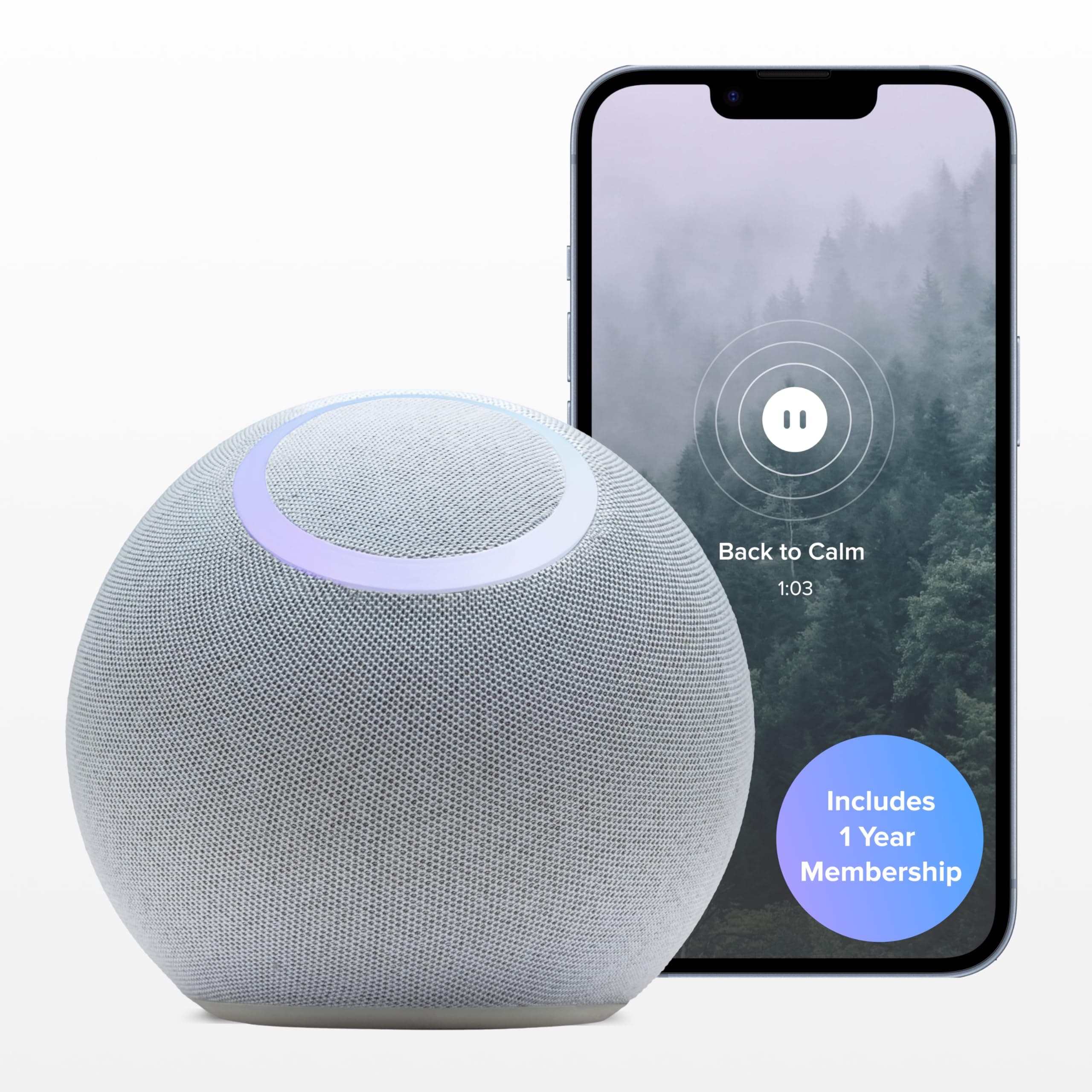 Orb: Smart tracker for better mental health. Biofeedback device to master meditation, wellness focus, anxiety, manage stress & ADHD strategies. Mindfulness, emotional regulation self-care gift