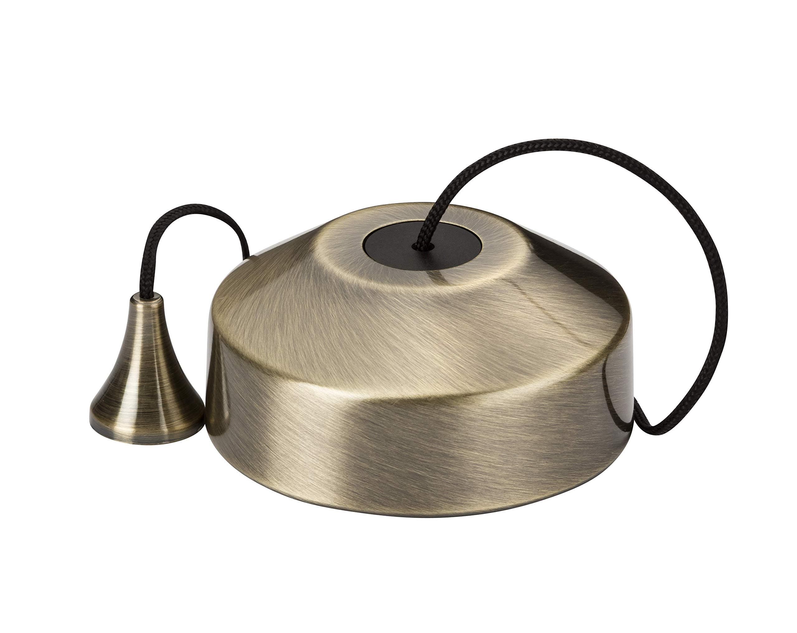 Knightsbridge 8300AB 2 Way Pull Cord Light Switch in Antique Brass, 36.0 mm*74.0 mm*74.0 mm