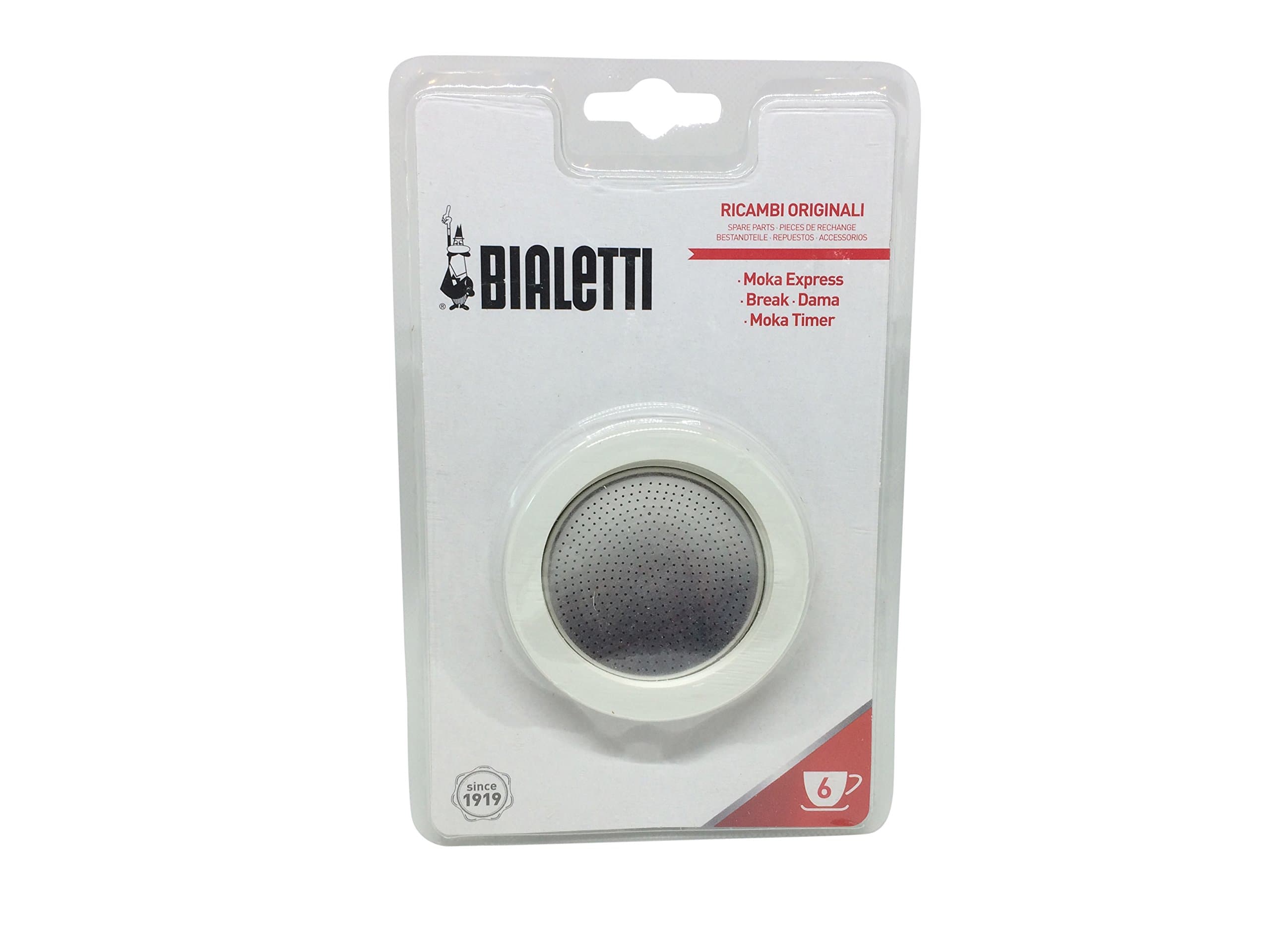 Gasket & Filter - Moka/Dama (6 Cup)