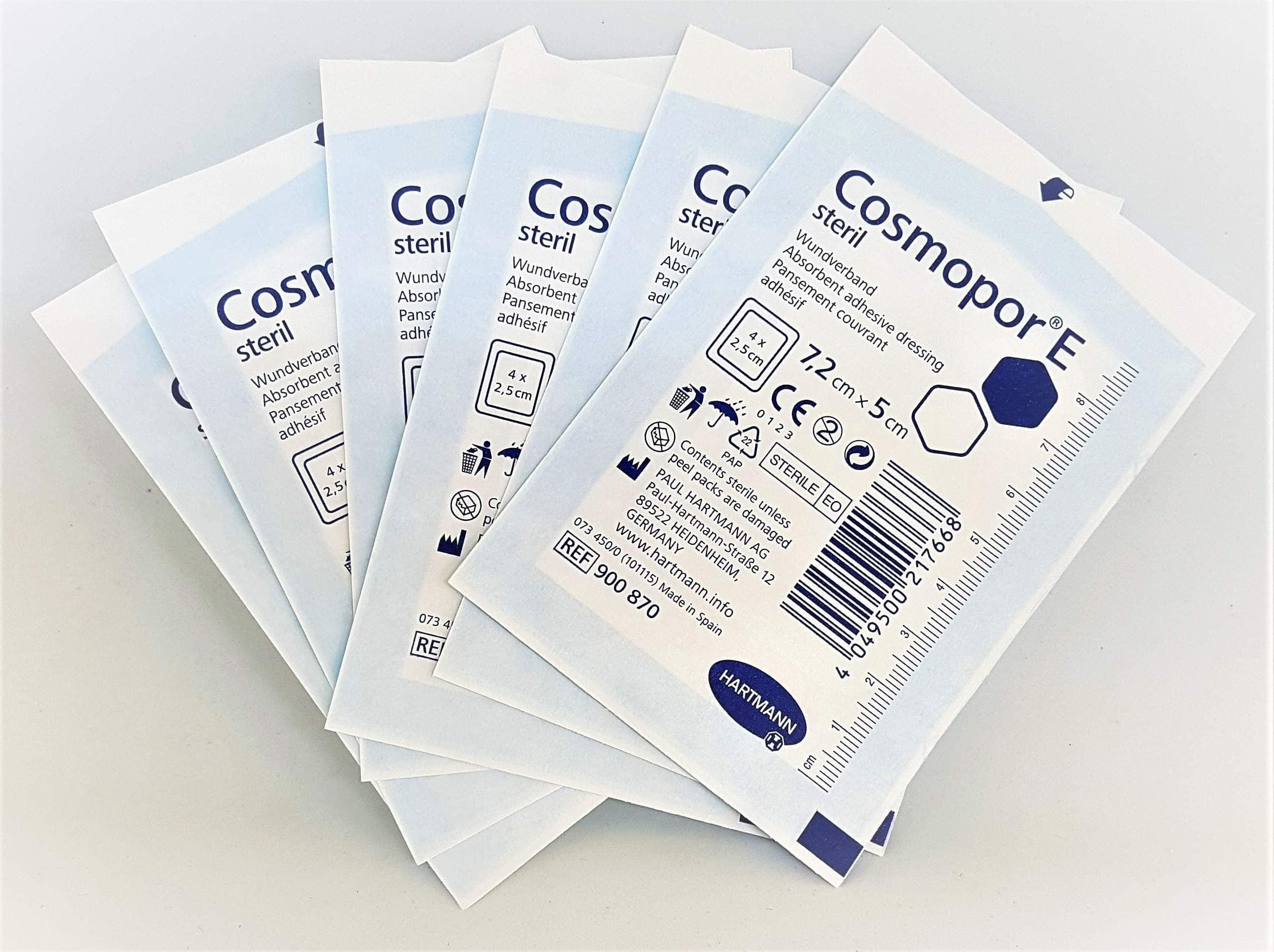 Hartmann Cosmopor E 7.2cm x 5cm Pack of 10 Dressings