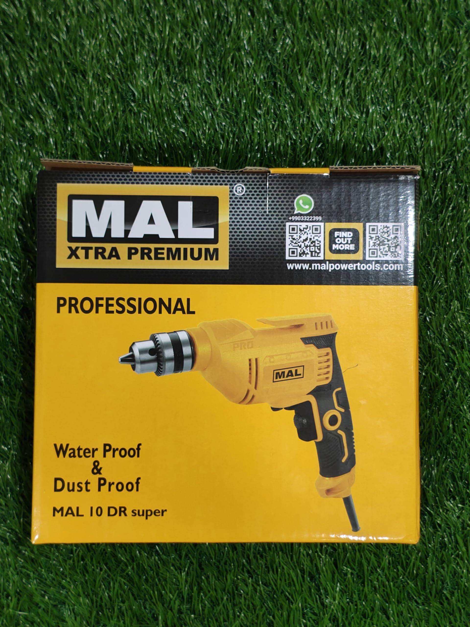 MAL 10MM Electric Drill DUST and Water Proof