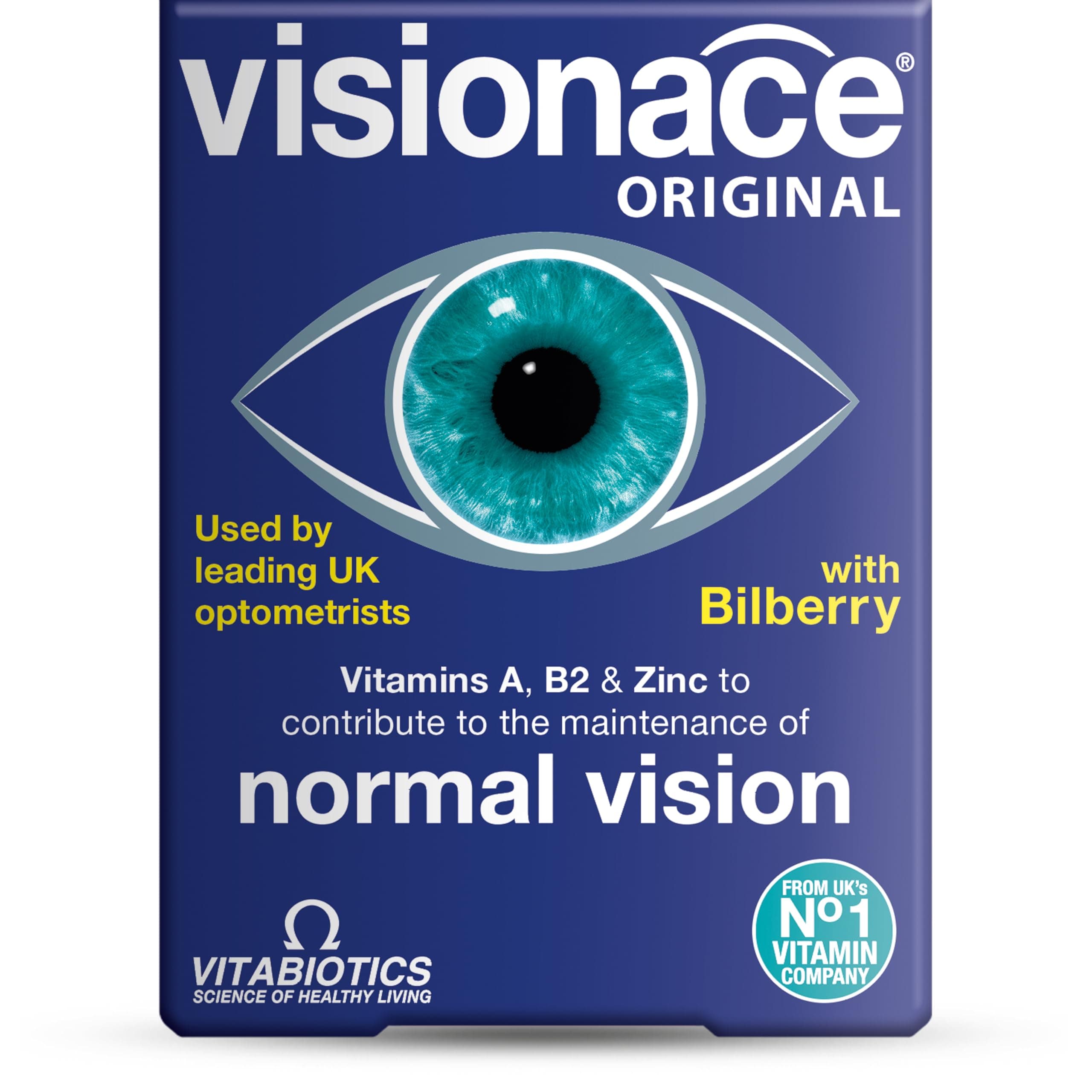 Original One-A-Day Formula Tablets to Support Vision Acuity and a Healthy Vision, by Vitabiotics