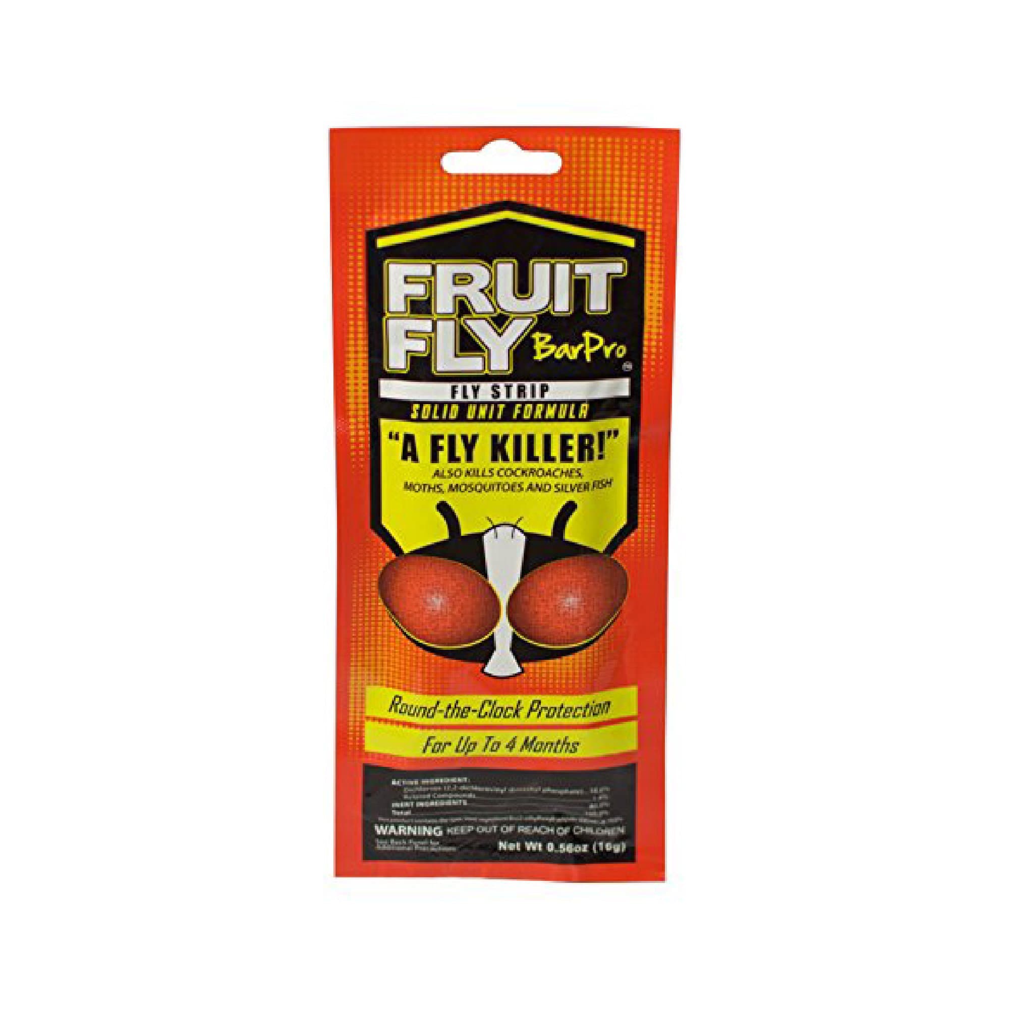 Fruit Fly BarPro – 4 Month Protection Against Flies, Cockroaches, Mosquitos & Other Pests – Non-Toxic & Portable for Indoor & Outdoor Use