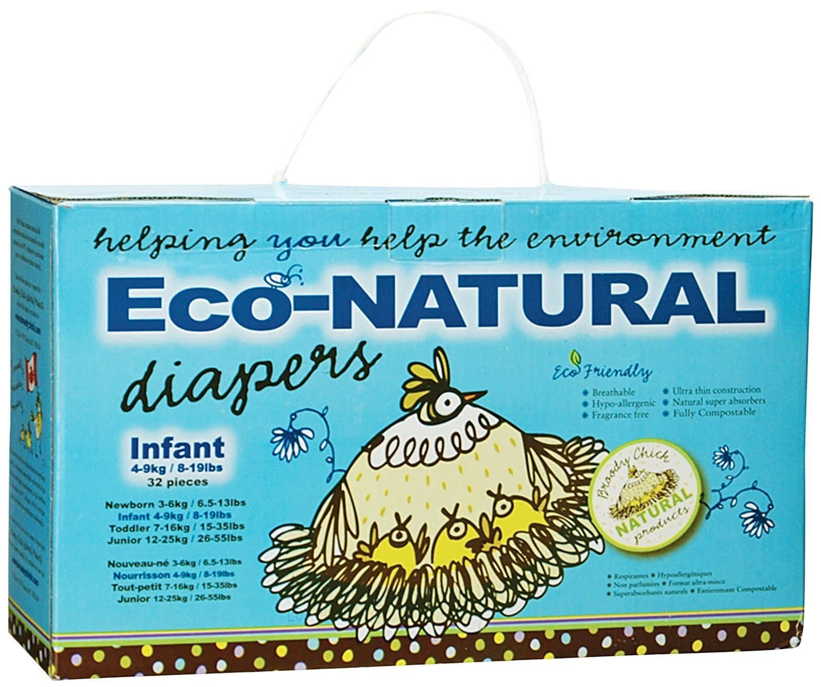 Broody Chick Baby Diapers Pack - Infant - 32ct