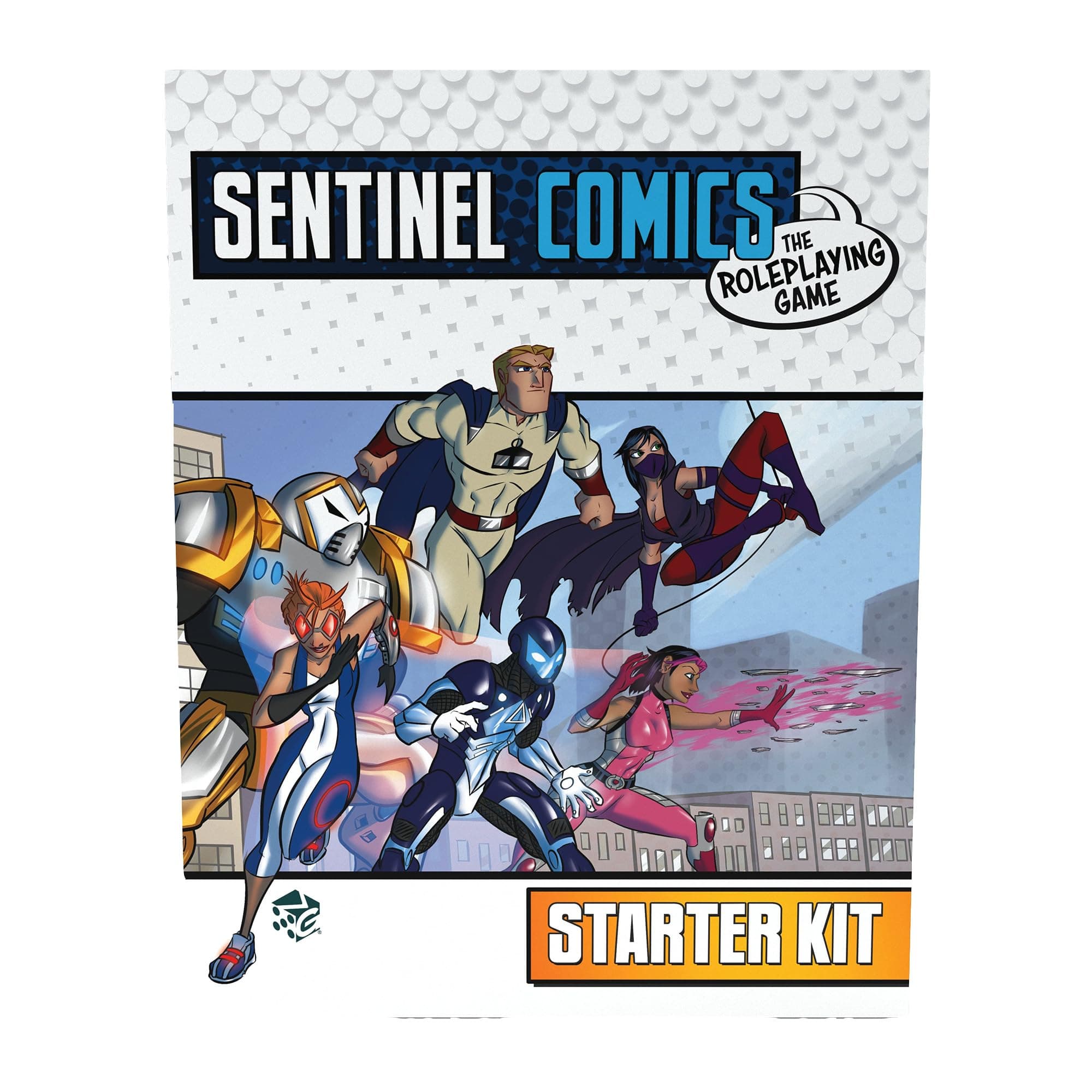 Greater Than Game: Sentinel Comics: The Roleplaying Game - Starter Kit (2nd Edition) - 6 Pre-Made Adventures, w/ Gameplay Guide & GM Screen, Ages 14+