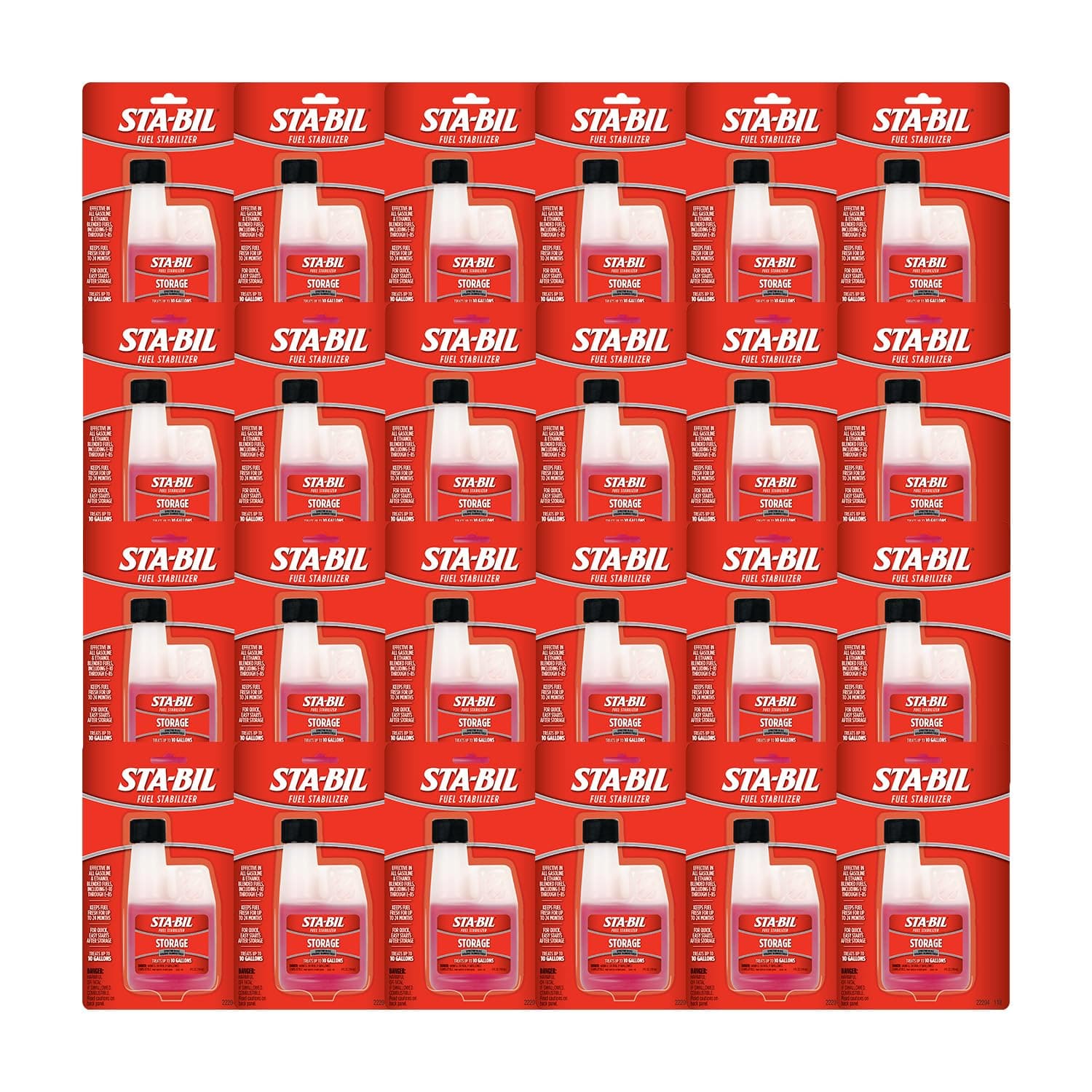 STA-BIL Storage Fuel Stabilizer | Keeps Fuel Fresh for 24 Months, Prevents Corrosion, Gasoline Treatment Additive that Protects System, Gas Stabilizer for Storage, 4 oz (24 Pack)